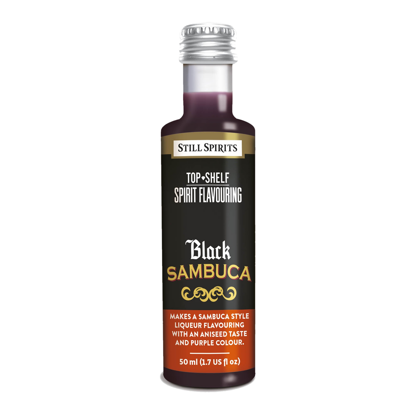 Black Sambuca Liqueur Essence 50ml single bottle