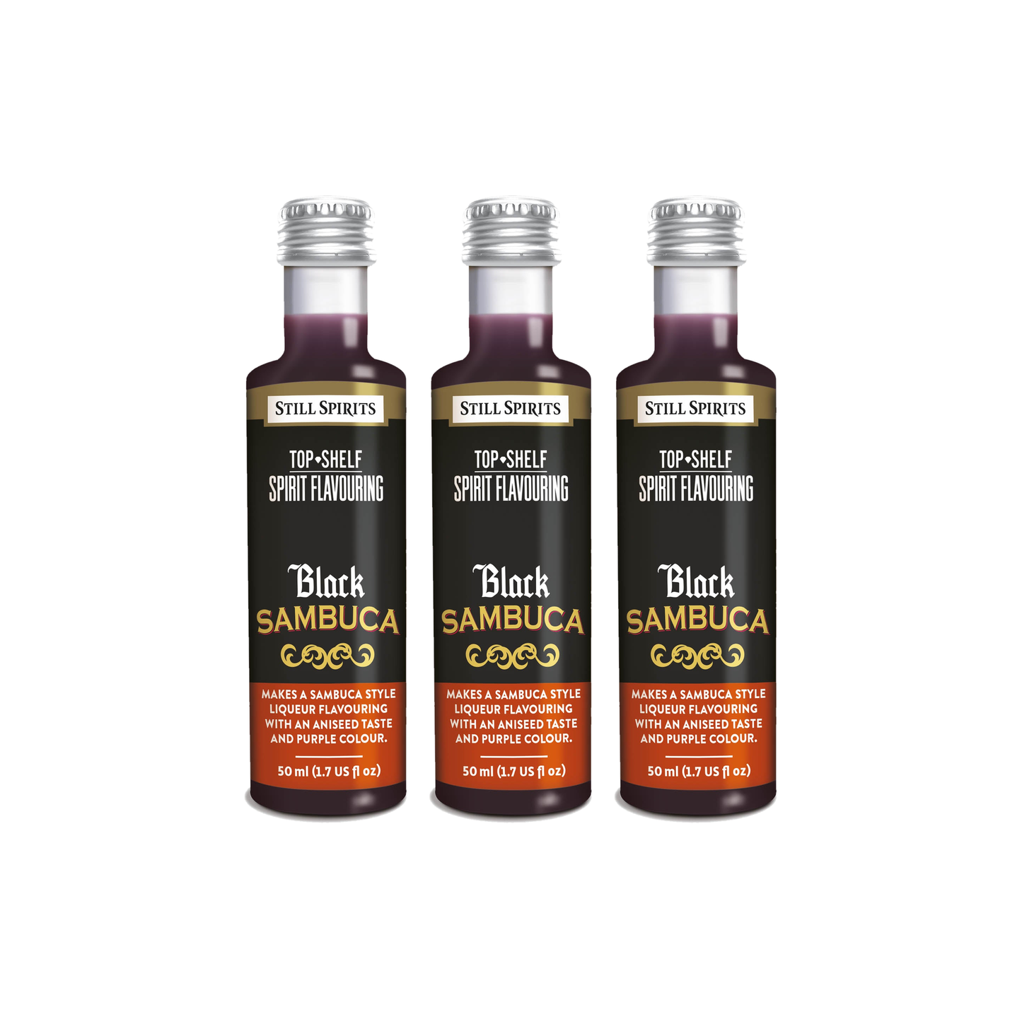 Black Sambuca Liqueur Essence 3 Pack