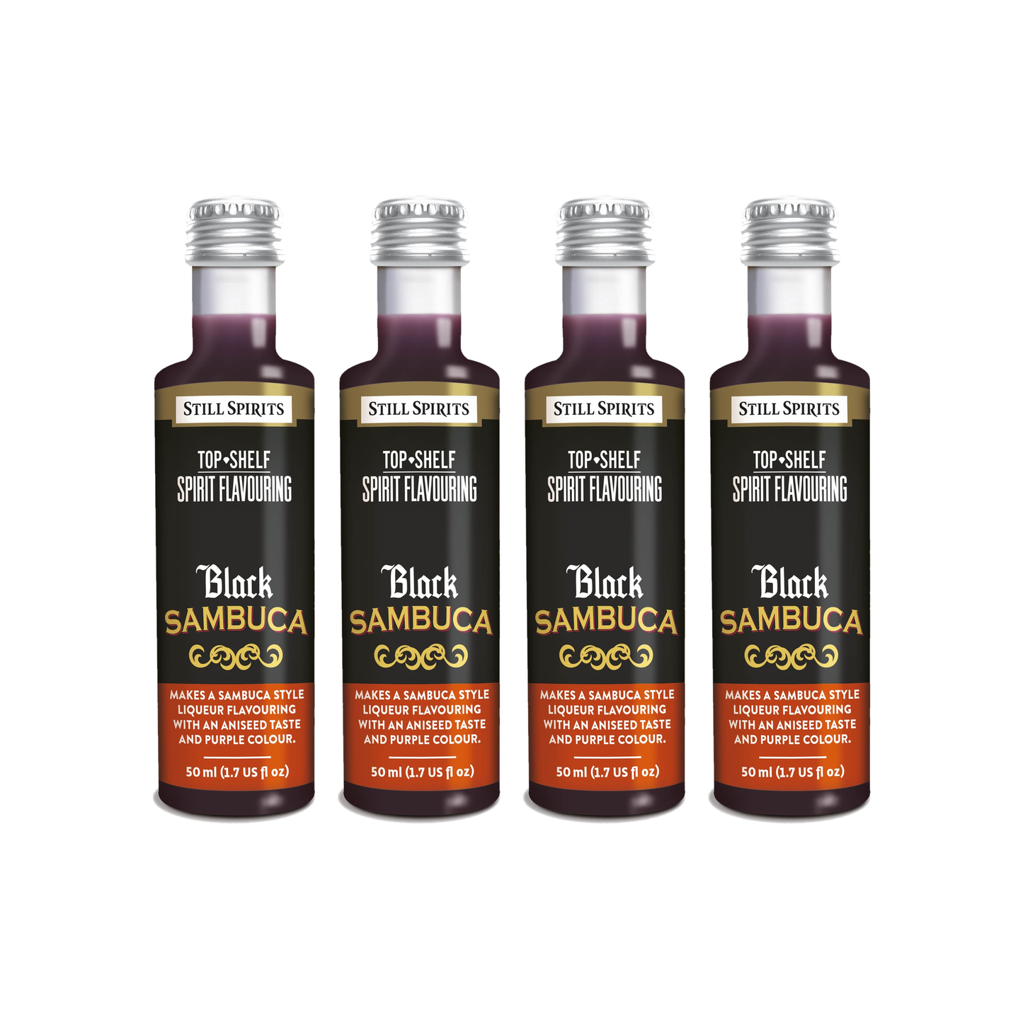 Black Sambuca Liqueur Essence 4 Pack