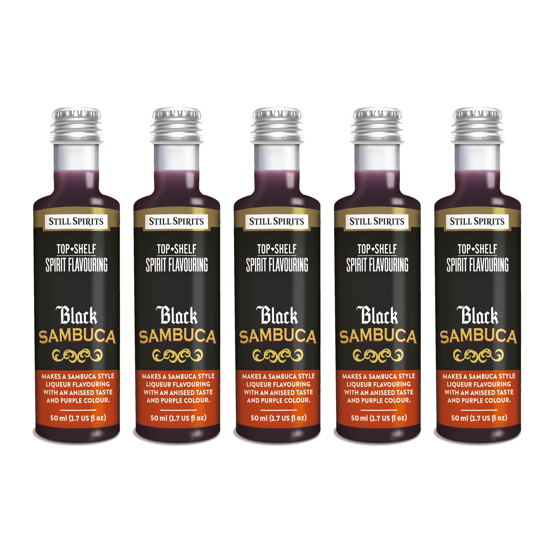 Black Sambuca Liqueur Essence 5 Pack