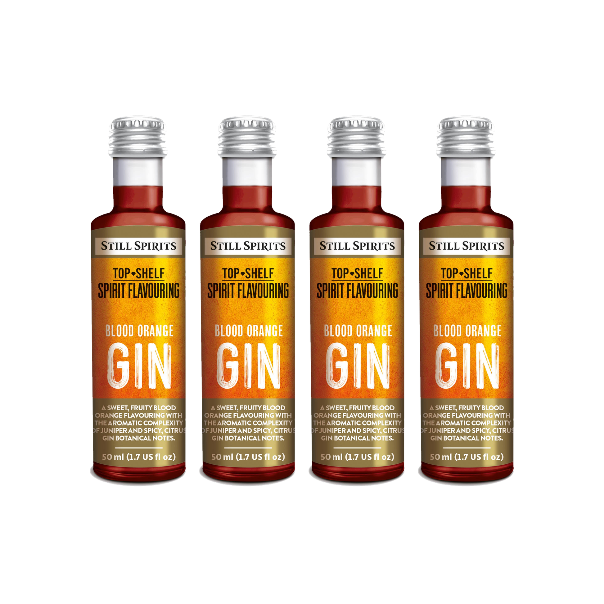 Blood Orange Gin Essence 4 Pack