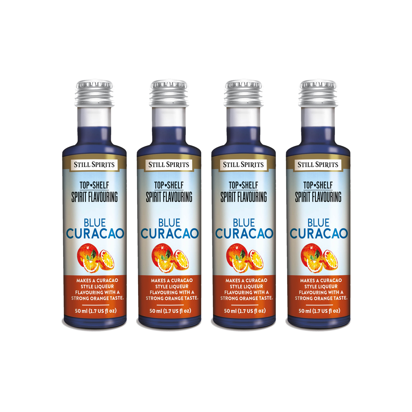 Blue Curacao Liqueur Essence 4 Pack