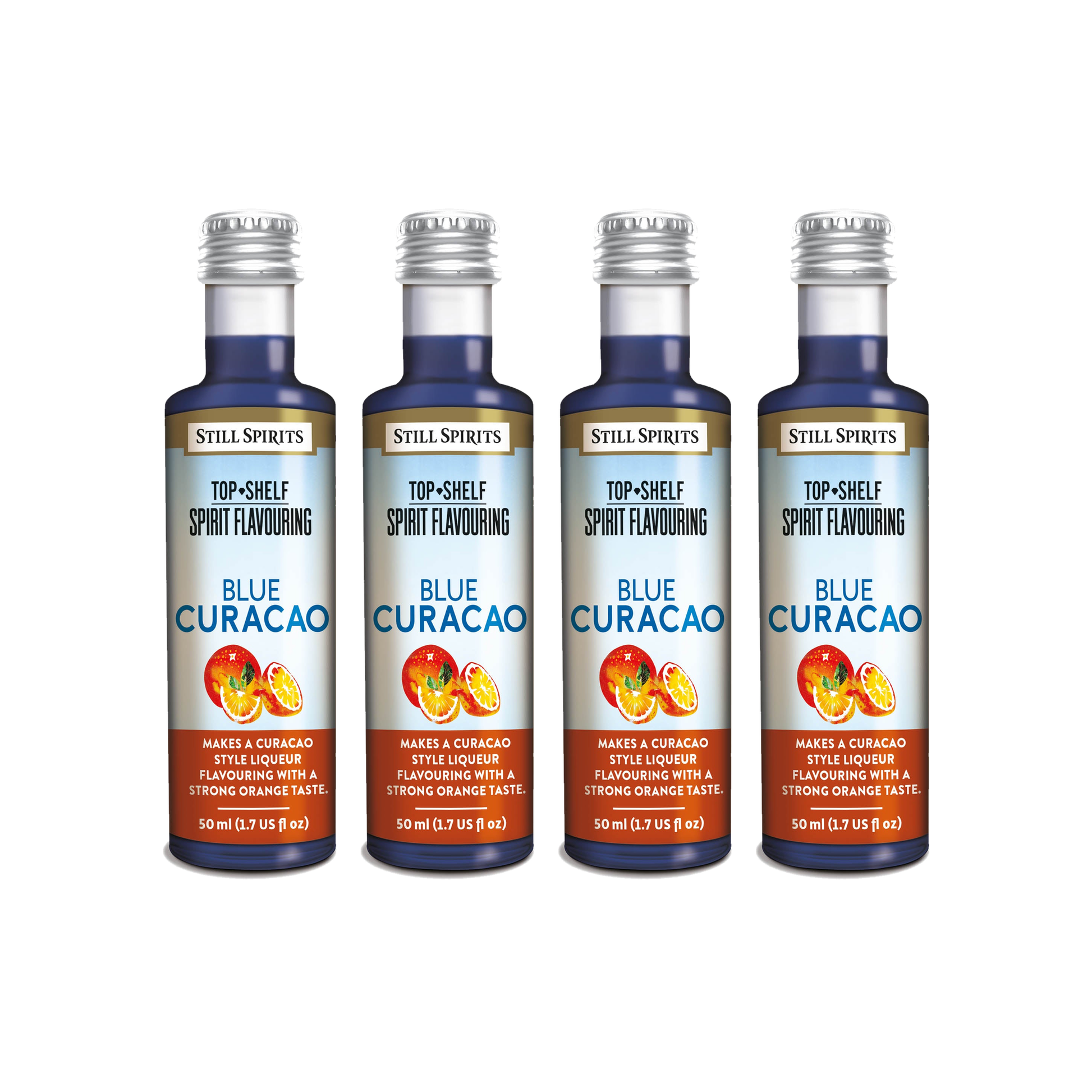 Blue Curacao Liqueur Essence 4 Pack