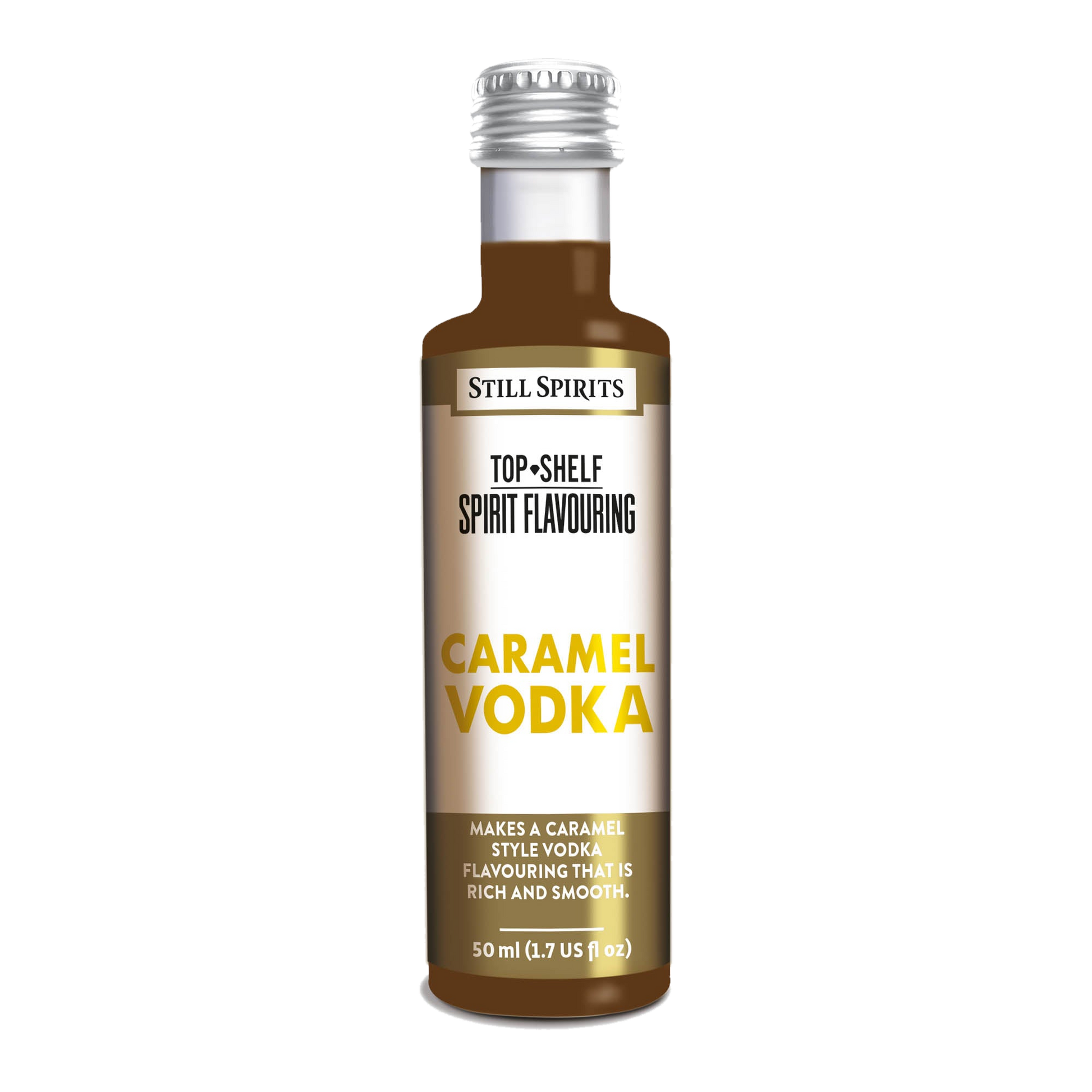 Caramel Vodka Essence 50ml single bottle