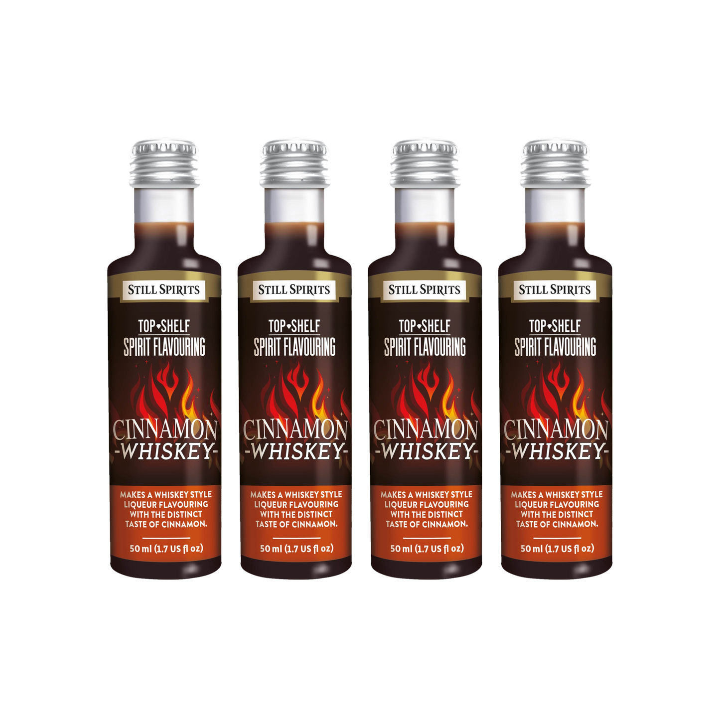 Cinnamon Whiskey Liqueur Essence 4 Pack