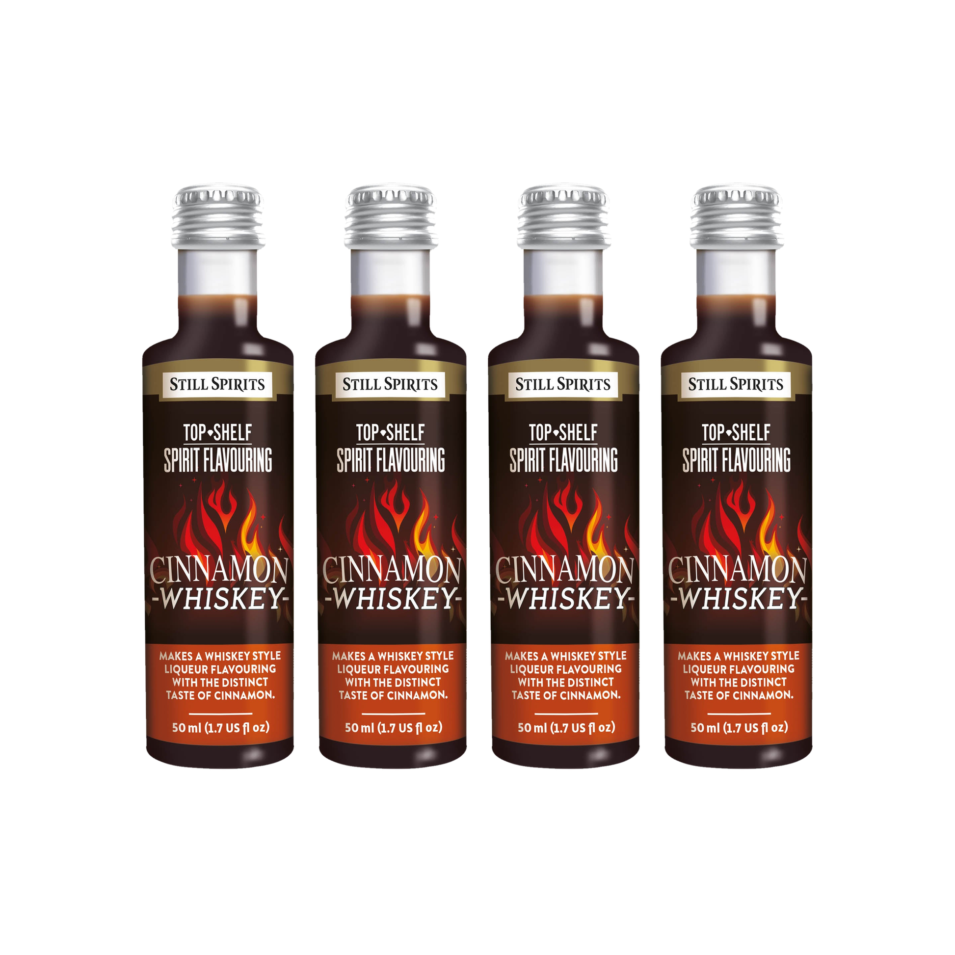 Cinnamon Whiskey Liqueur Essence 4 Pack