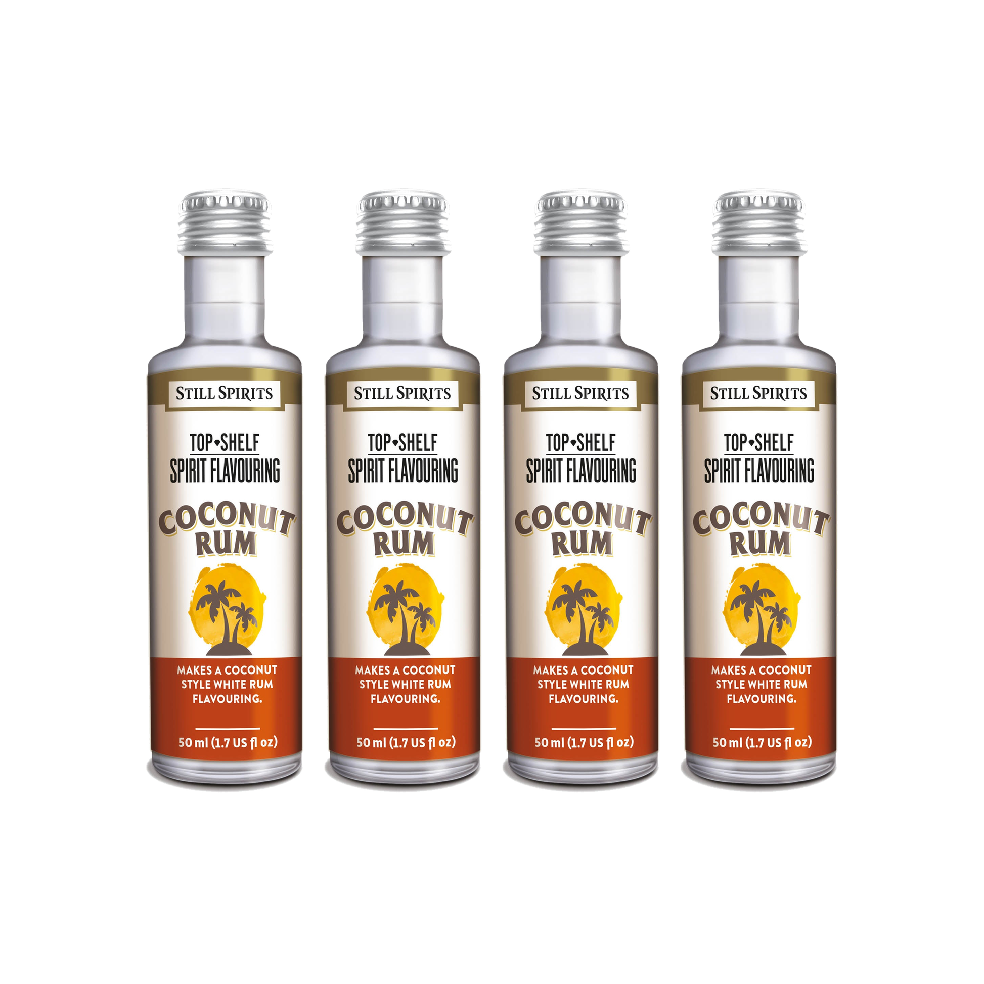 Coconut Rum Liqueur Essence 4 Pack