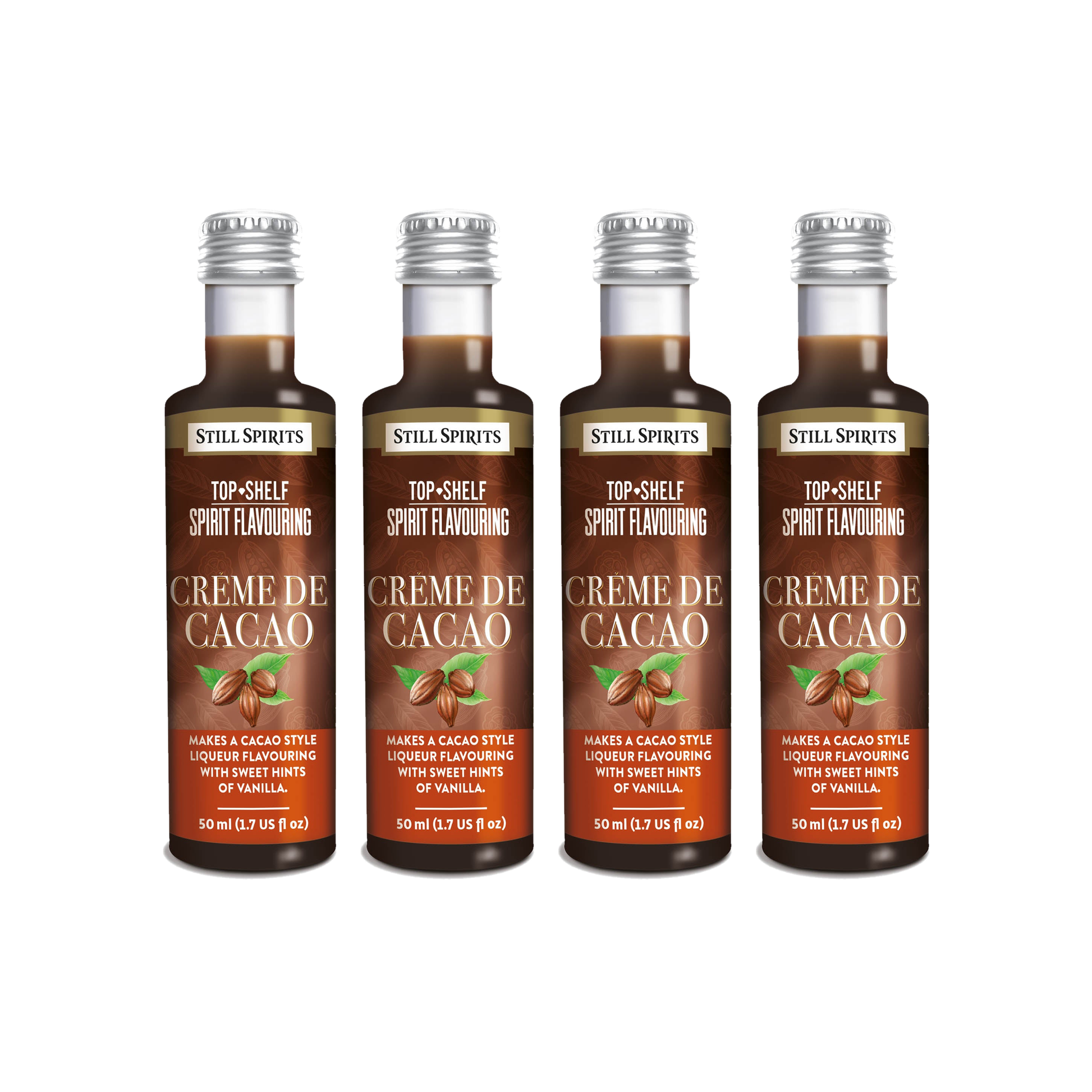 Crème de Cacao Liqueur Essence 4 Pack