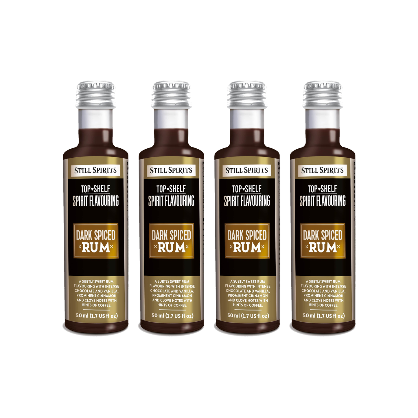 Dark Spiced Rum Essence 4 Pack