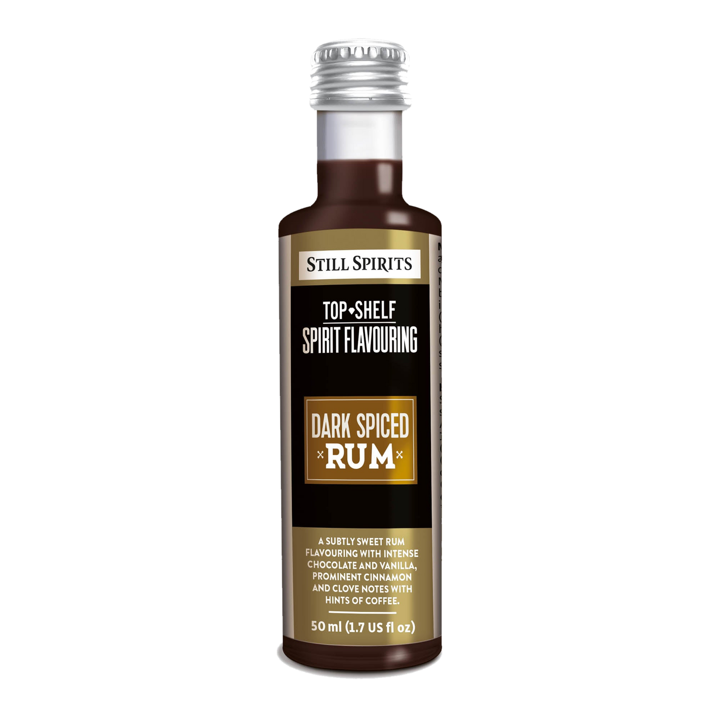Dark Spiced Rum Essence 50ml single bottle