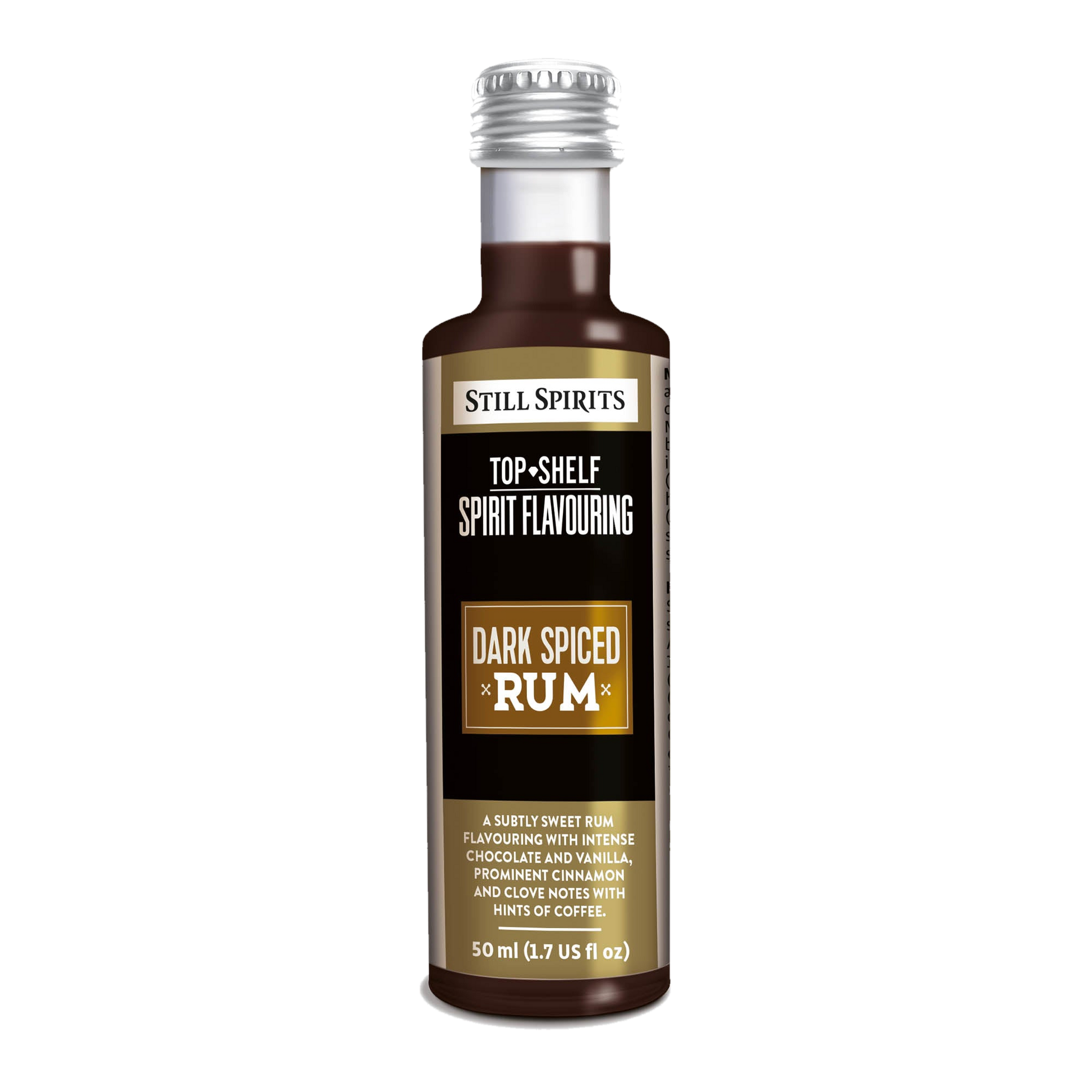 Dark Spiced Rum Essence 50ml single bottle