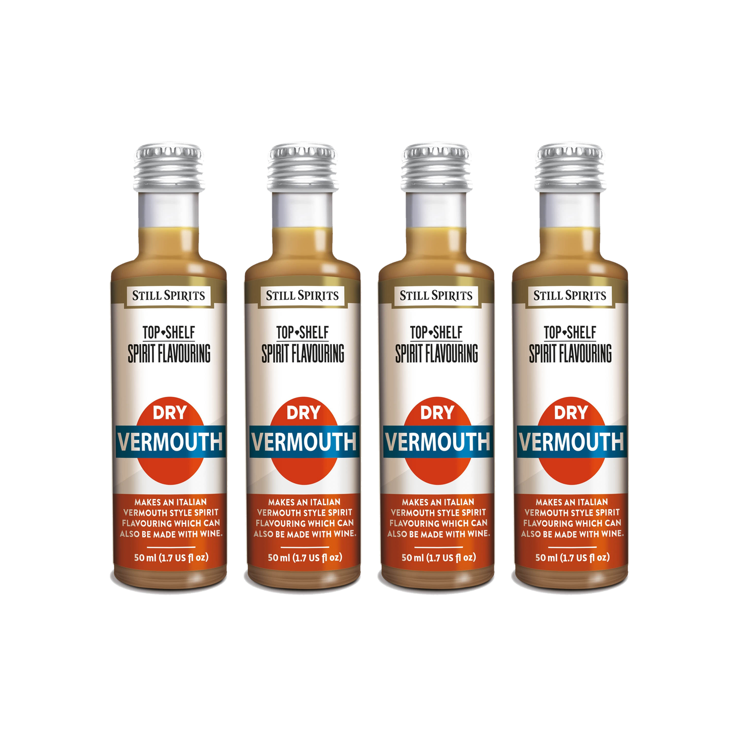 Dry Vermouth Liqueur Essence 4 Pack