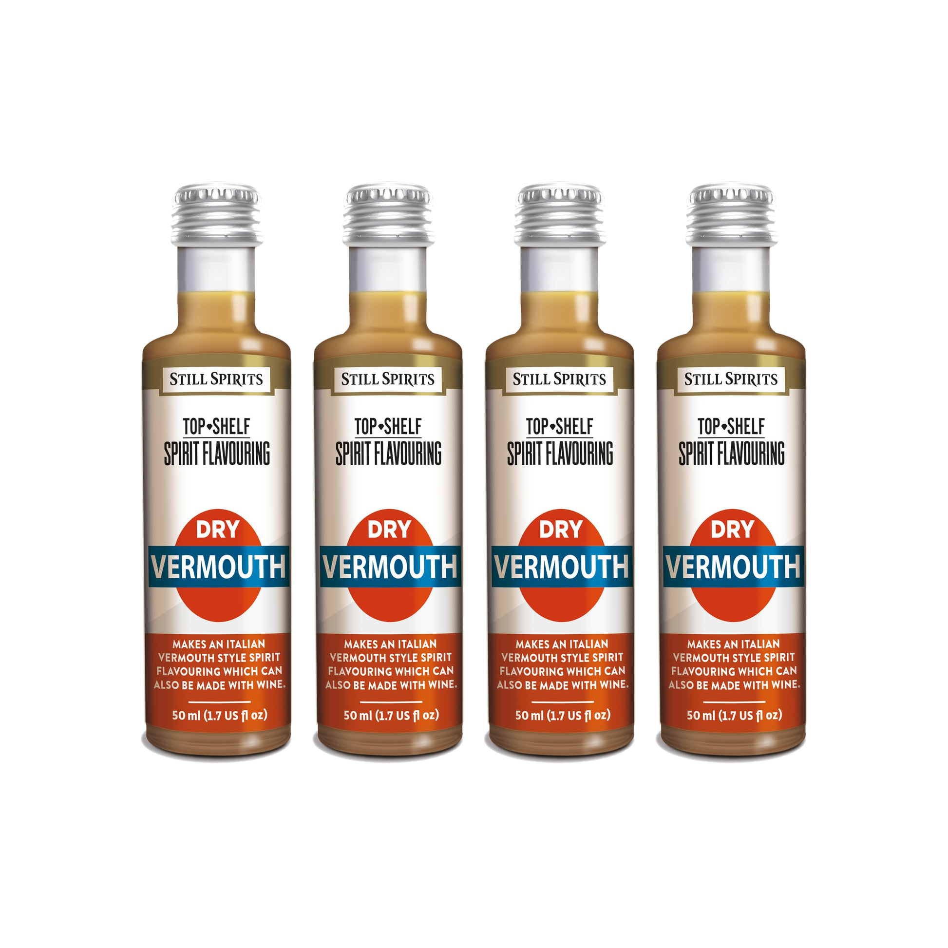 Dry Vermouth Liqueur Essence 4 Pack
