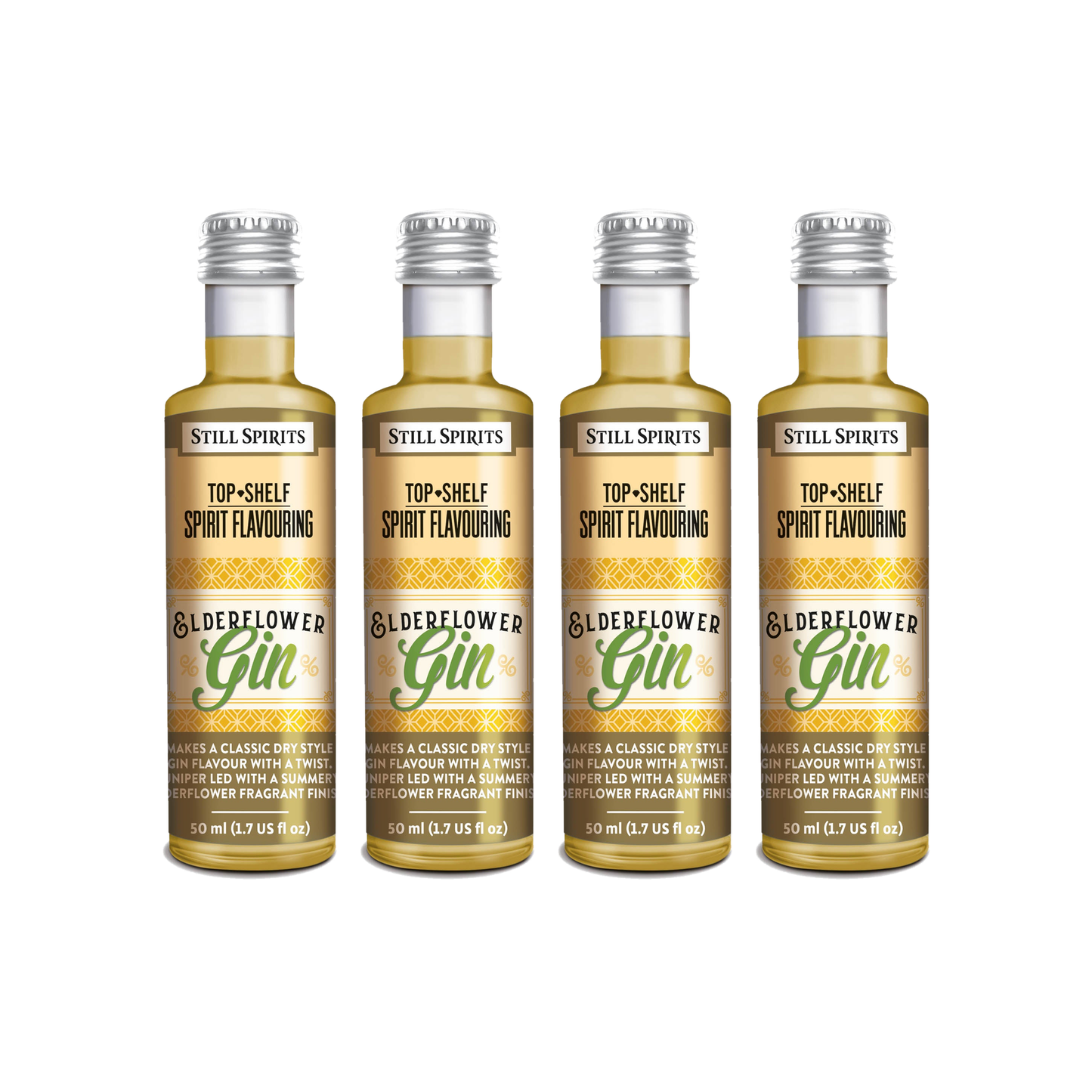 Elderflower Gin Essence 4 Pack