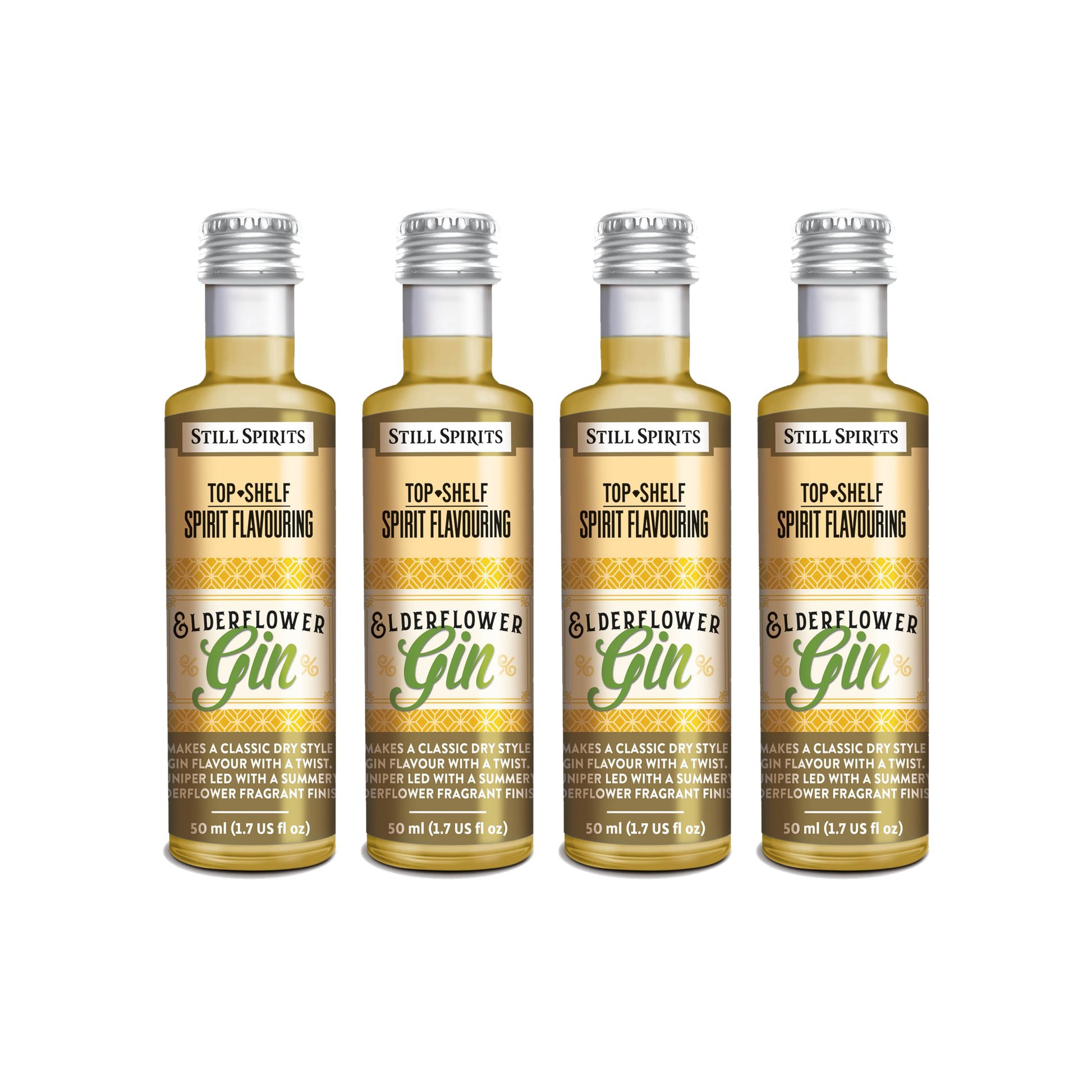 Elderflower Gin Essence 4 Pack