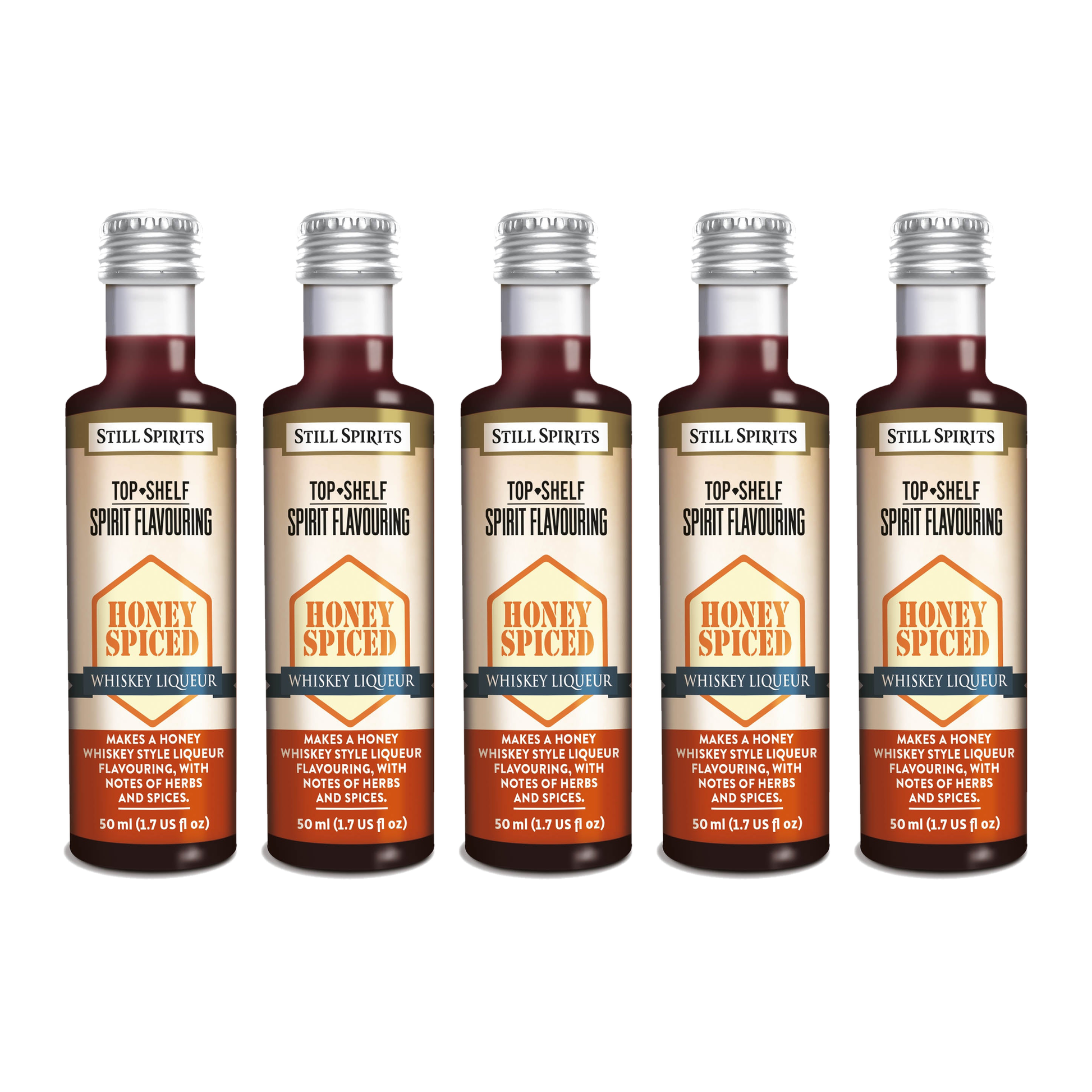 Honey Spiced Whiskey Liqueur Essence 5 Pack