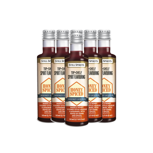 Honey Spiced Whiskey Liqueur Essence 6 Pack