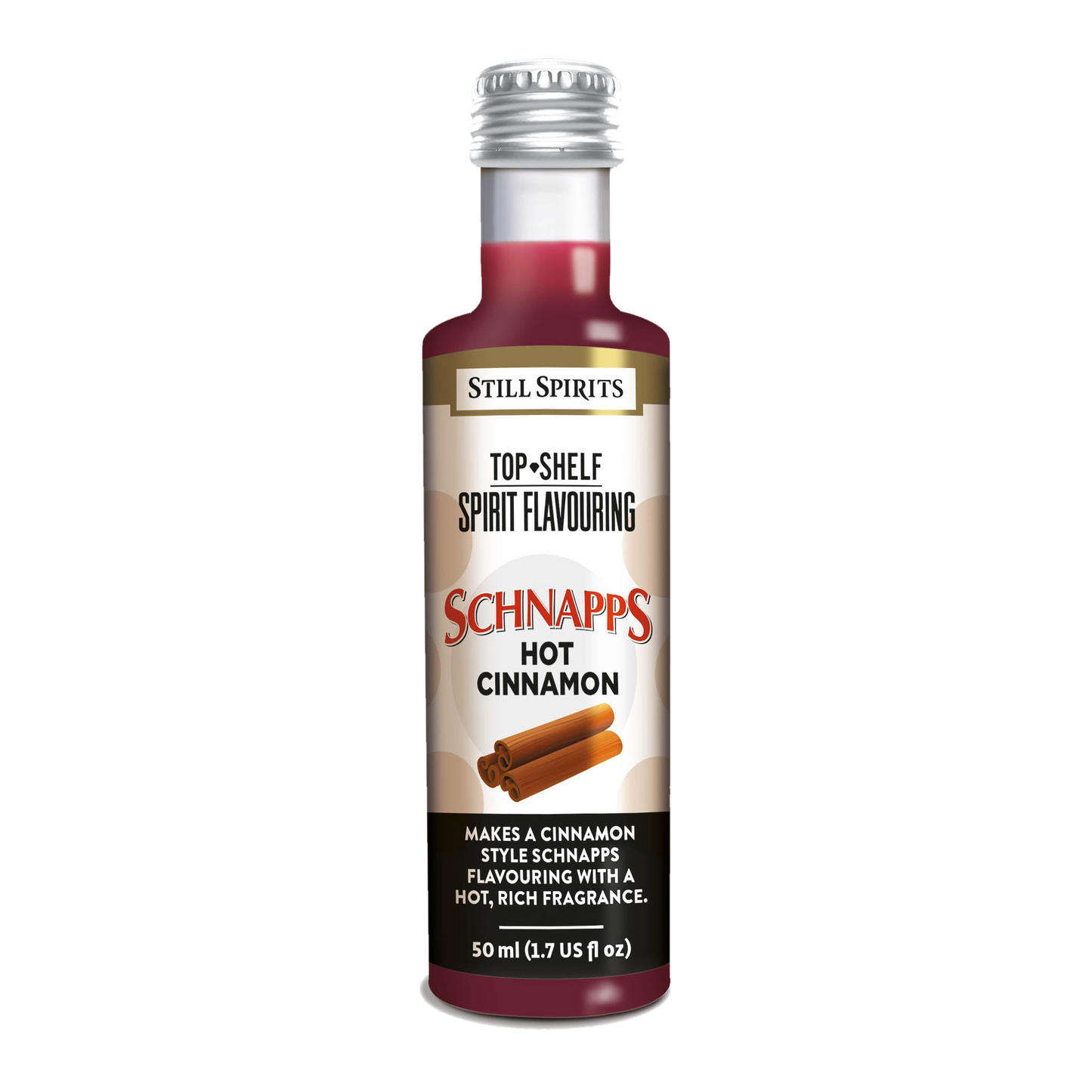 Hot Cinnamon Schnapps Essence 50ml single bottle