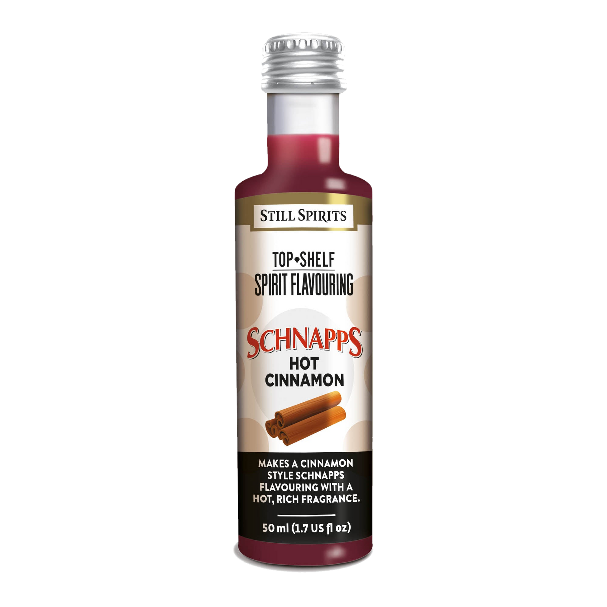 Hot Cinnamon Schnapps Essence 50ml single bottle