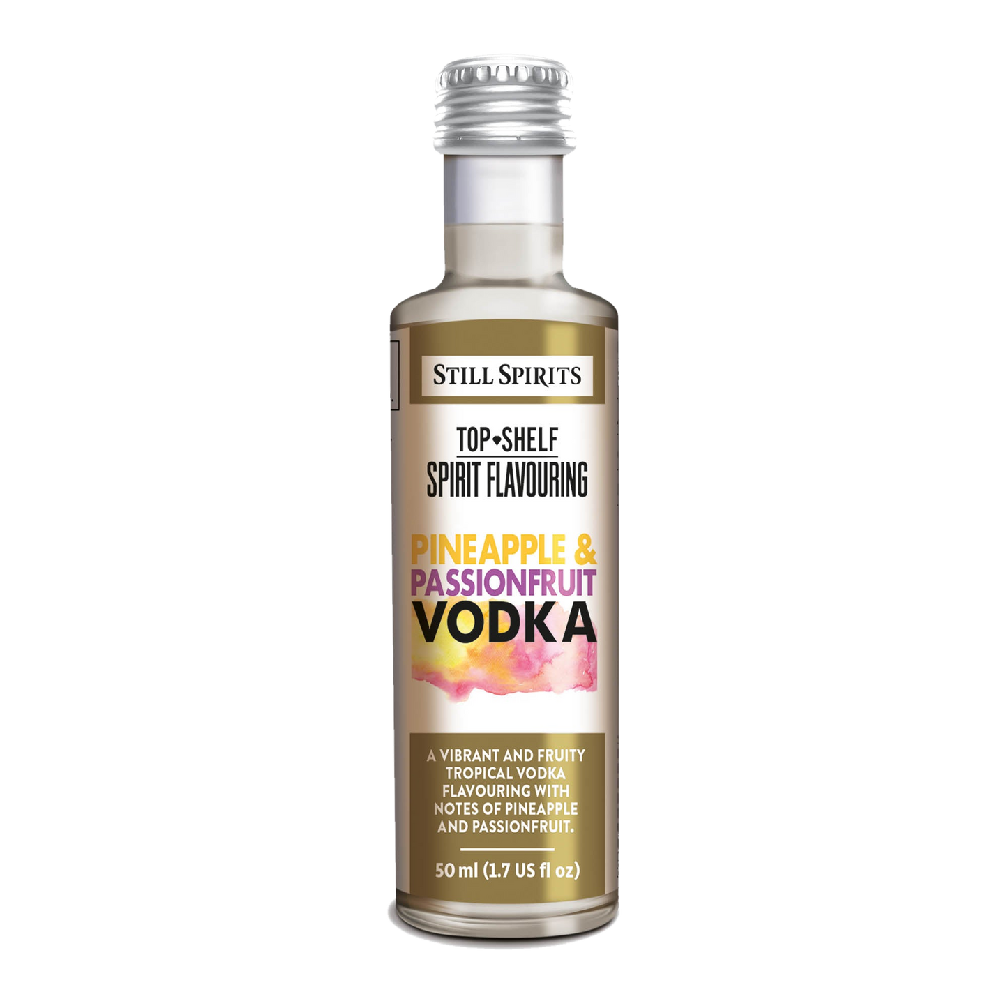 Pineapple Passionfruit Vodka Essence 50ml single bottle