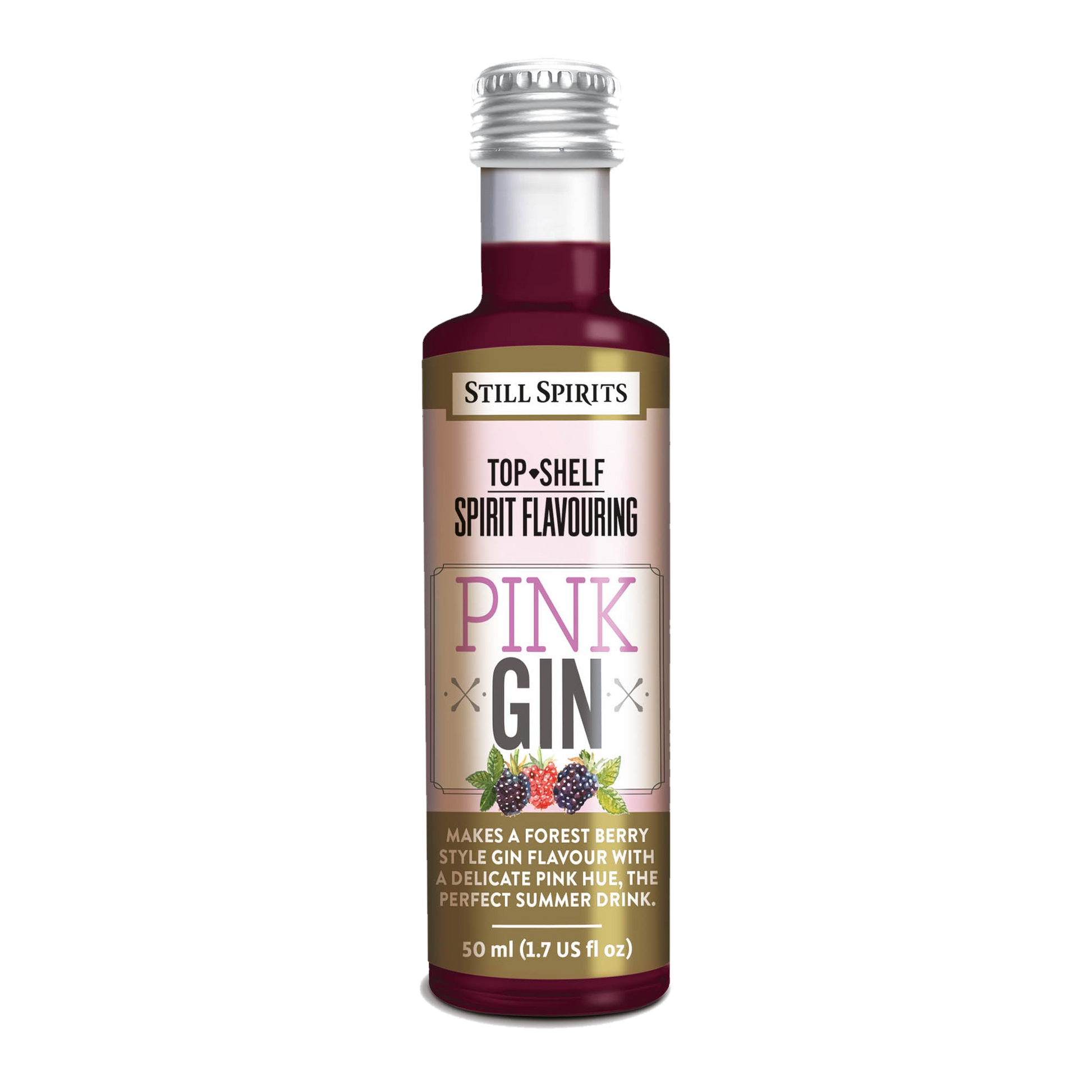 Pink Gin Essence 50ml single bottle