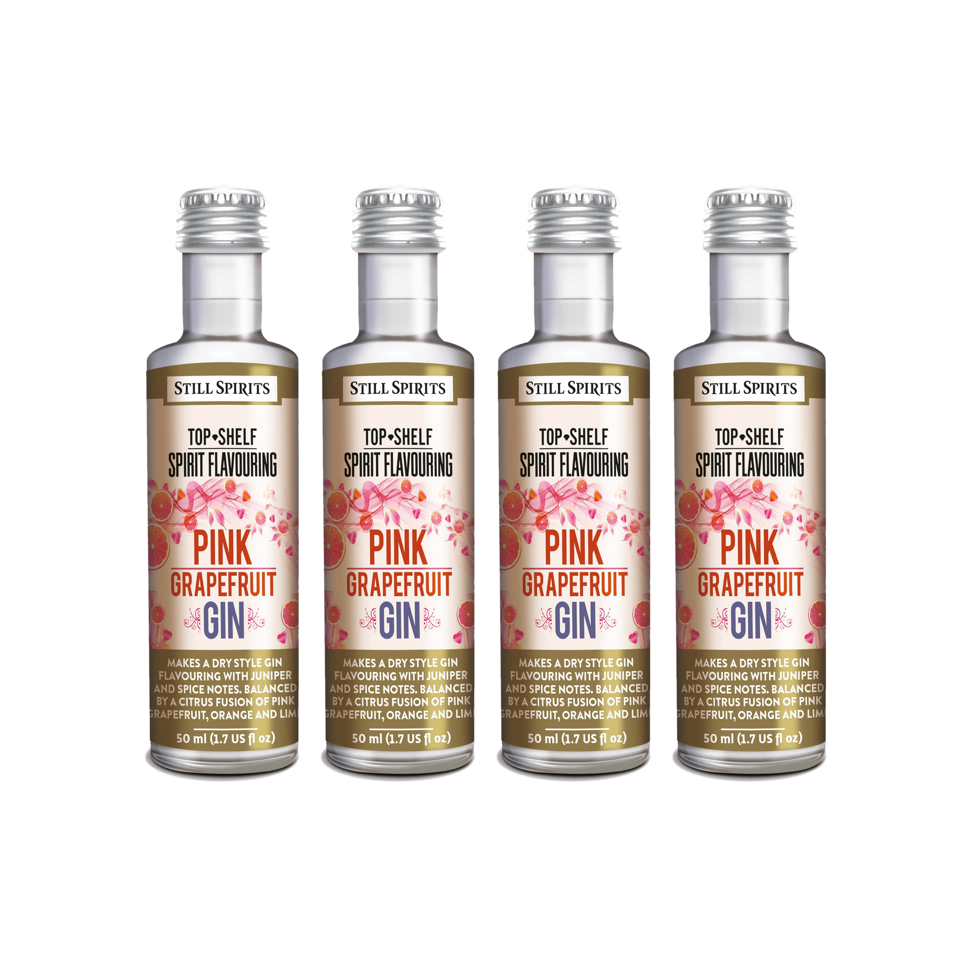 Pink Grapefruit Gin Essence 4 Pack