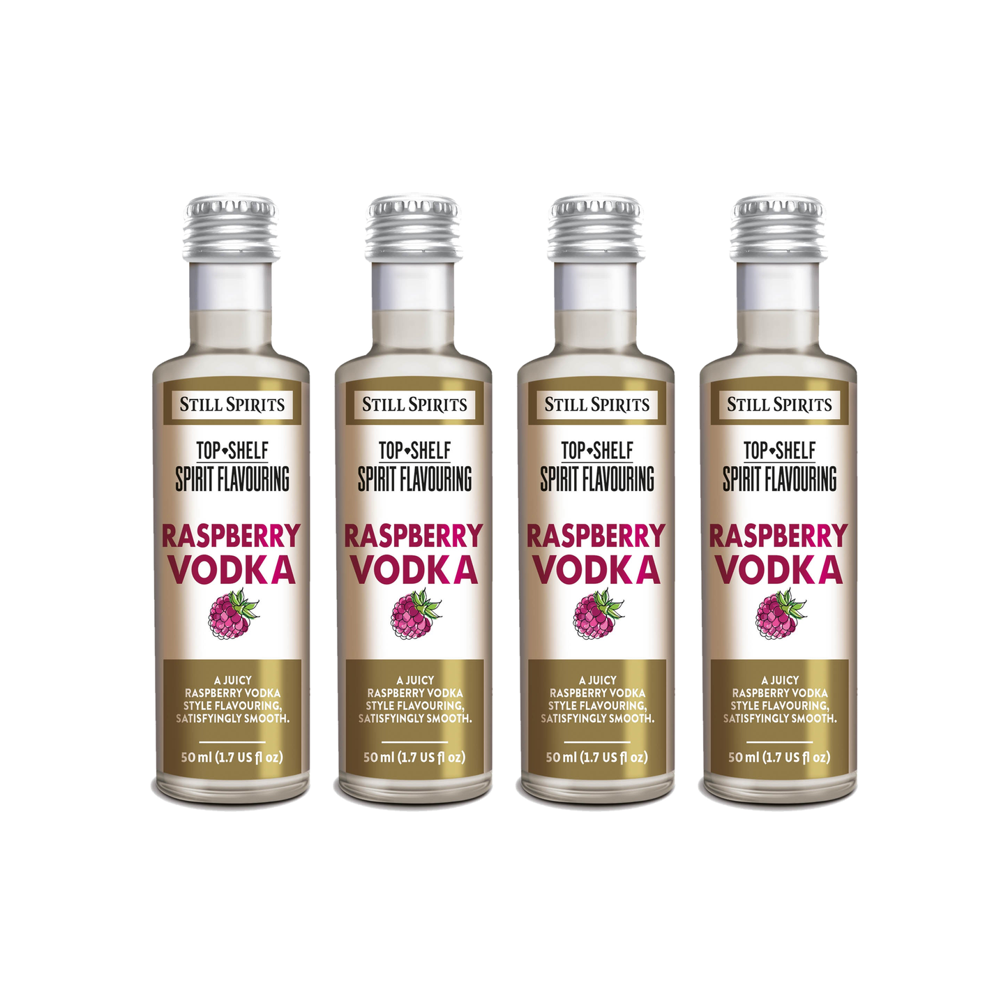 Raspberry Vodka Essence 4 Pack