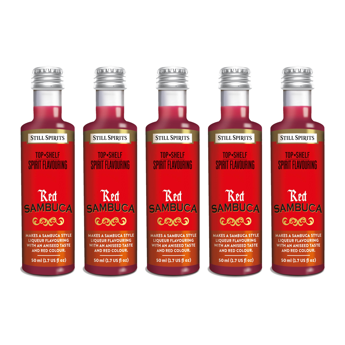Red Sambuca Liqueur Essence 5 Pack