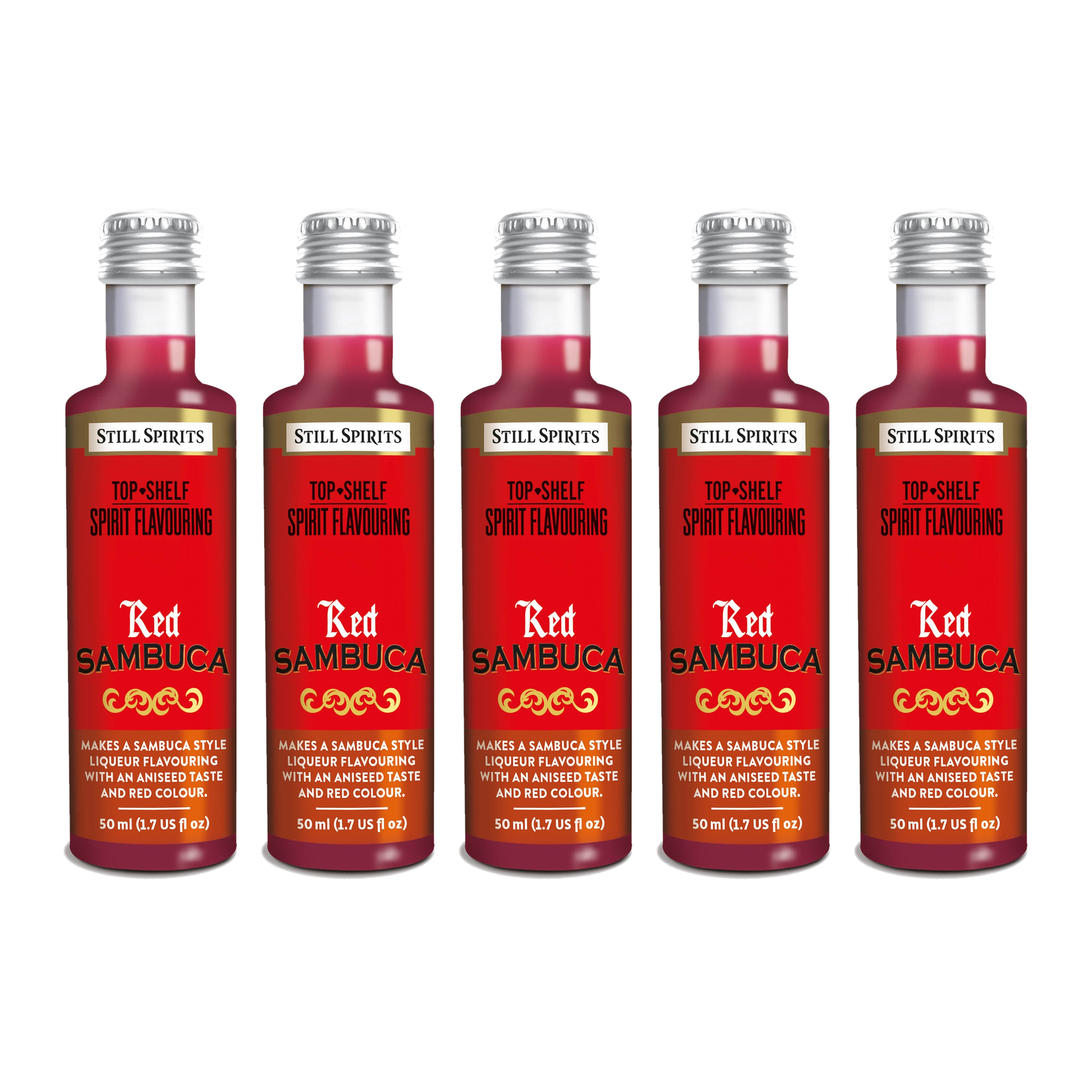 Red Sambuca Liqueur Essence 5 Pack