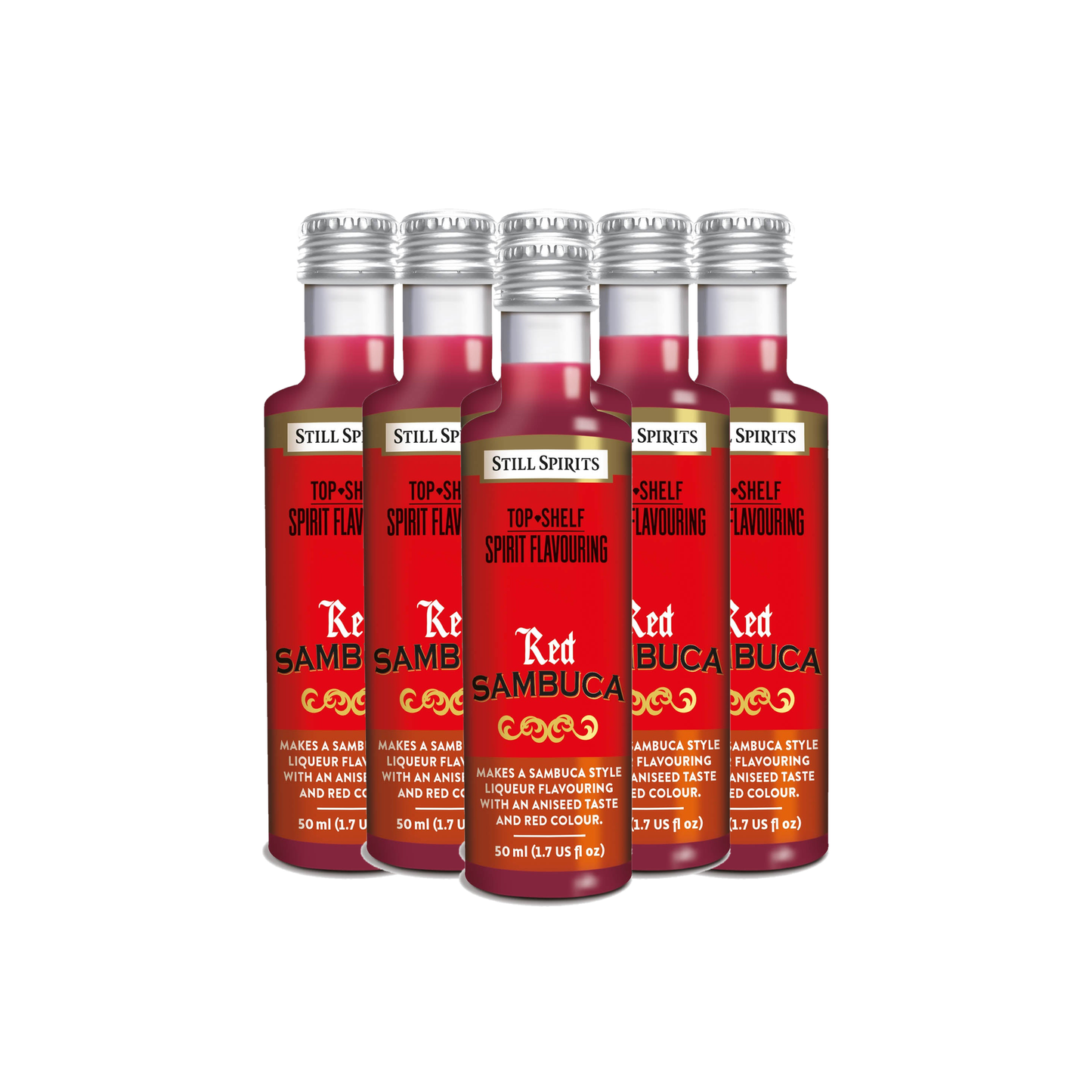 Red Sambuca Liqueur Essence 6 Pack