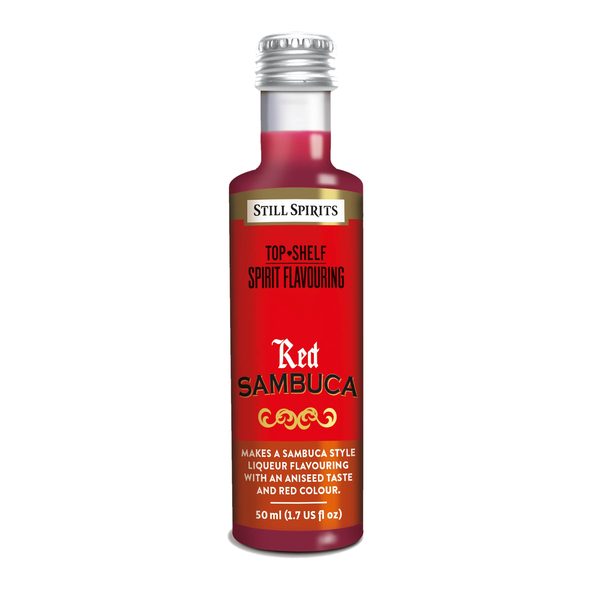 Red Sambuca Liqueur Essence 50ml single bottle