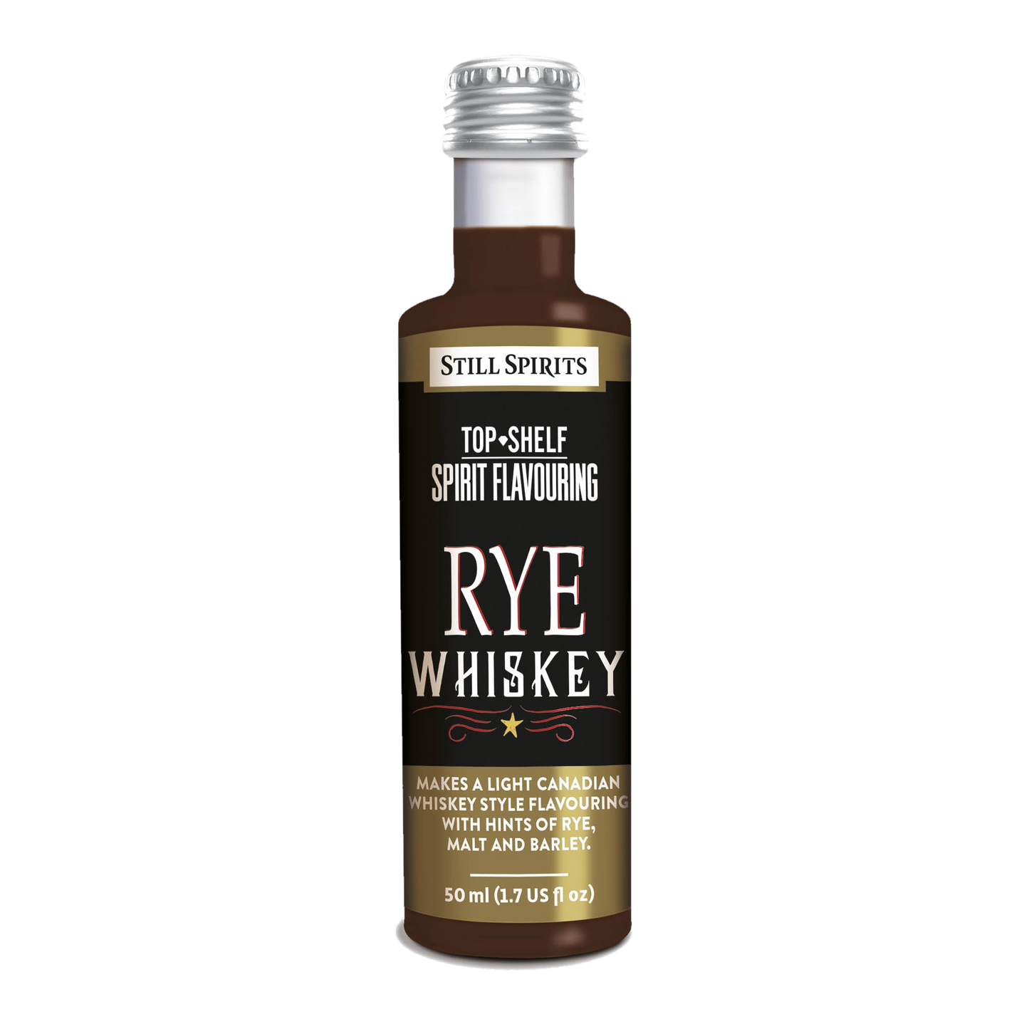 Rye Whiskey Essence 50ml single bottle