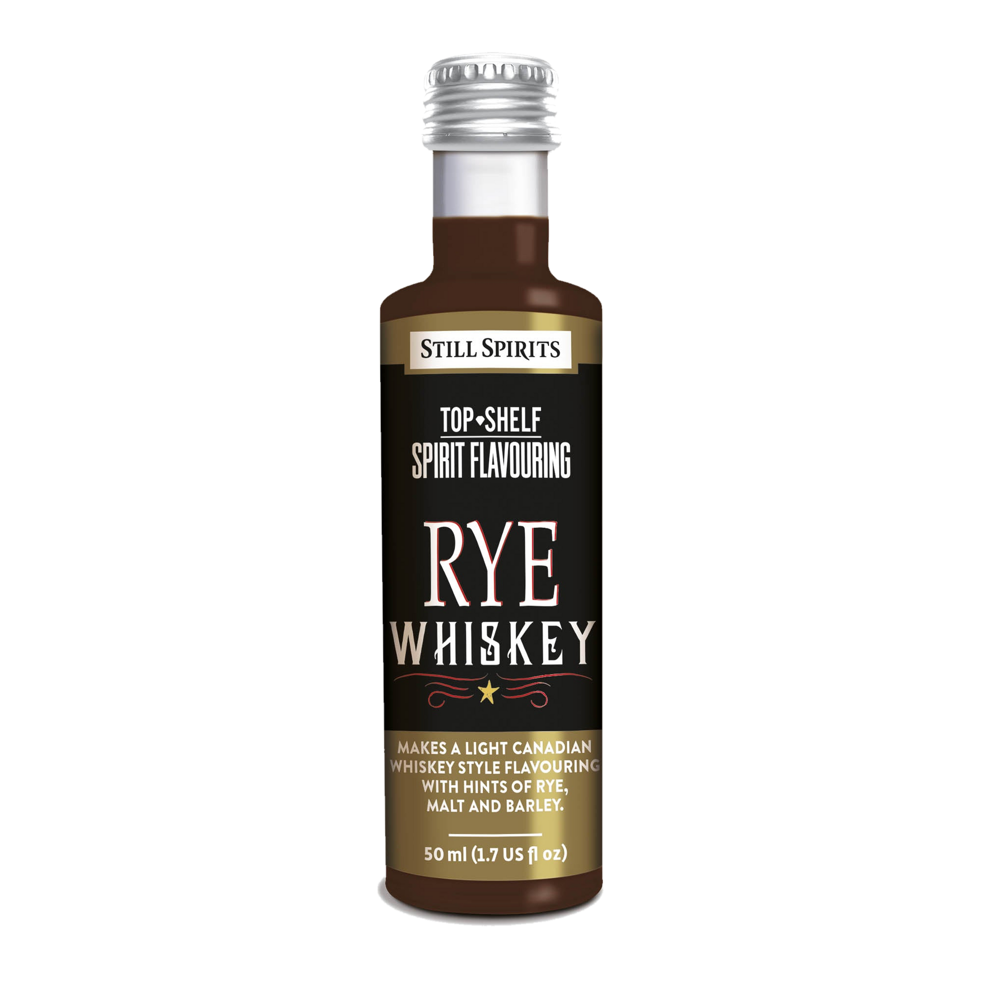 Rye Whiskey Essence 50ml single bottle