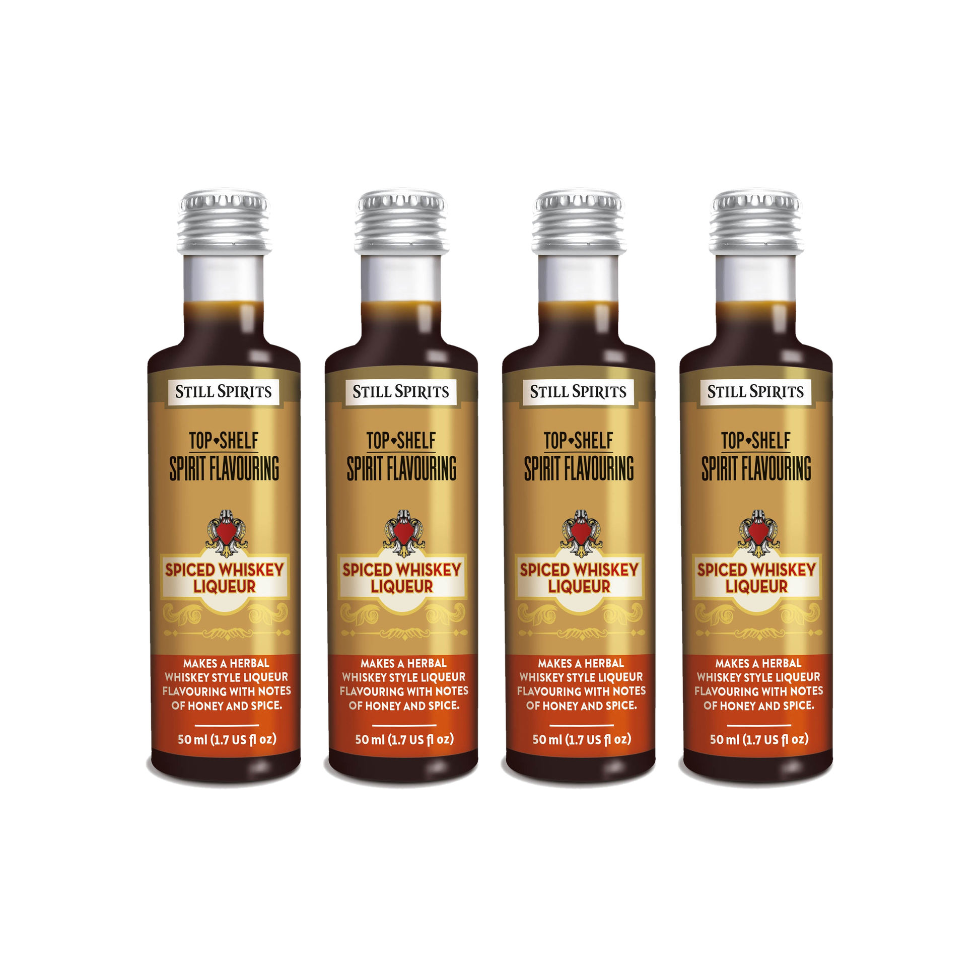 Spiced Whiskey Liqueur Essence 4 Pack
