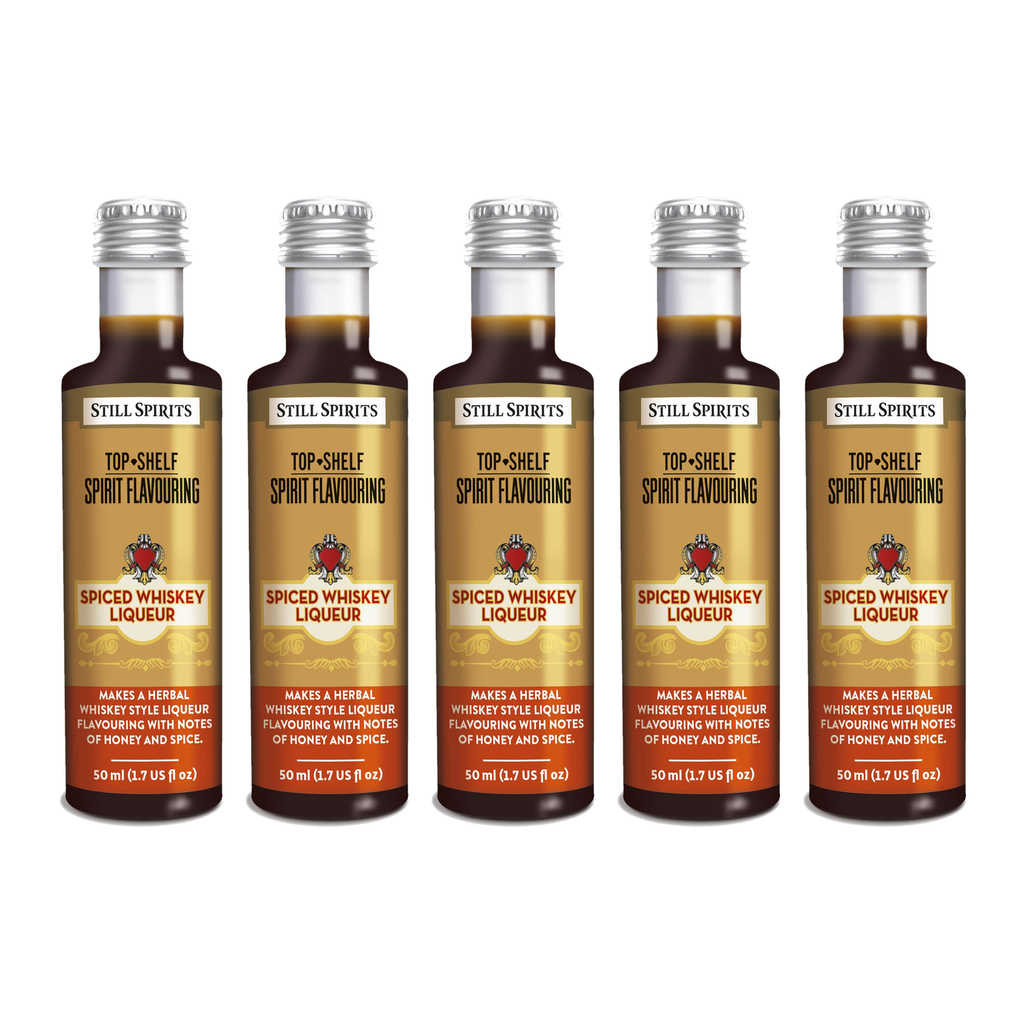 Spiced Whiskey Liqueur Essence 5 Pack