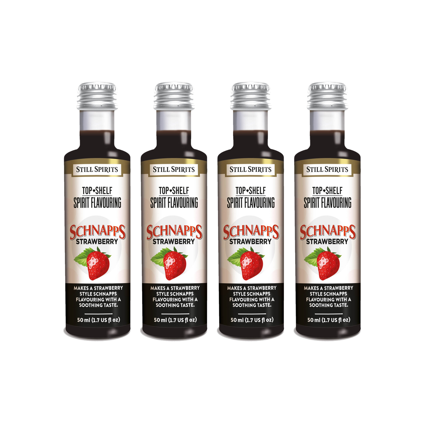 Strawberry Schnapps Essence 4 Pack