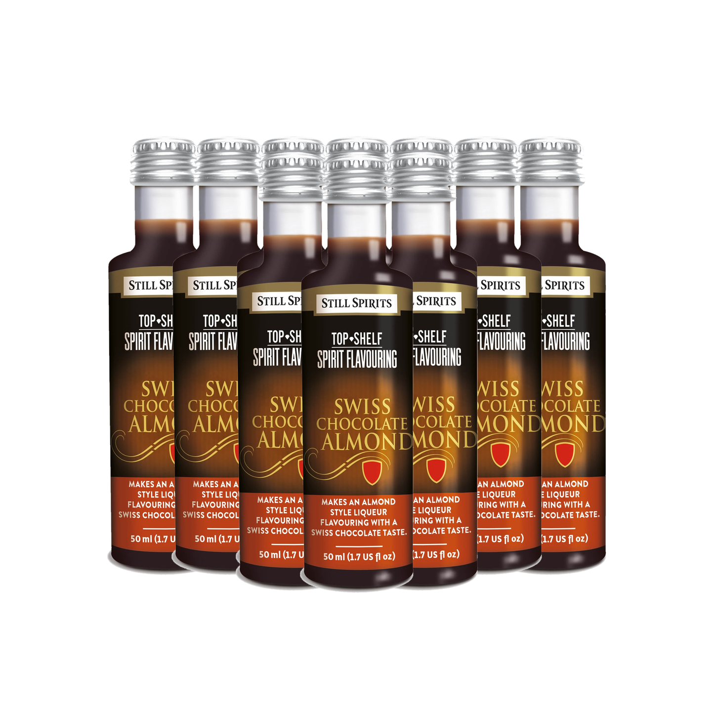 Swiss Chocolate Almond Liqueur Essence 10 Pack