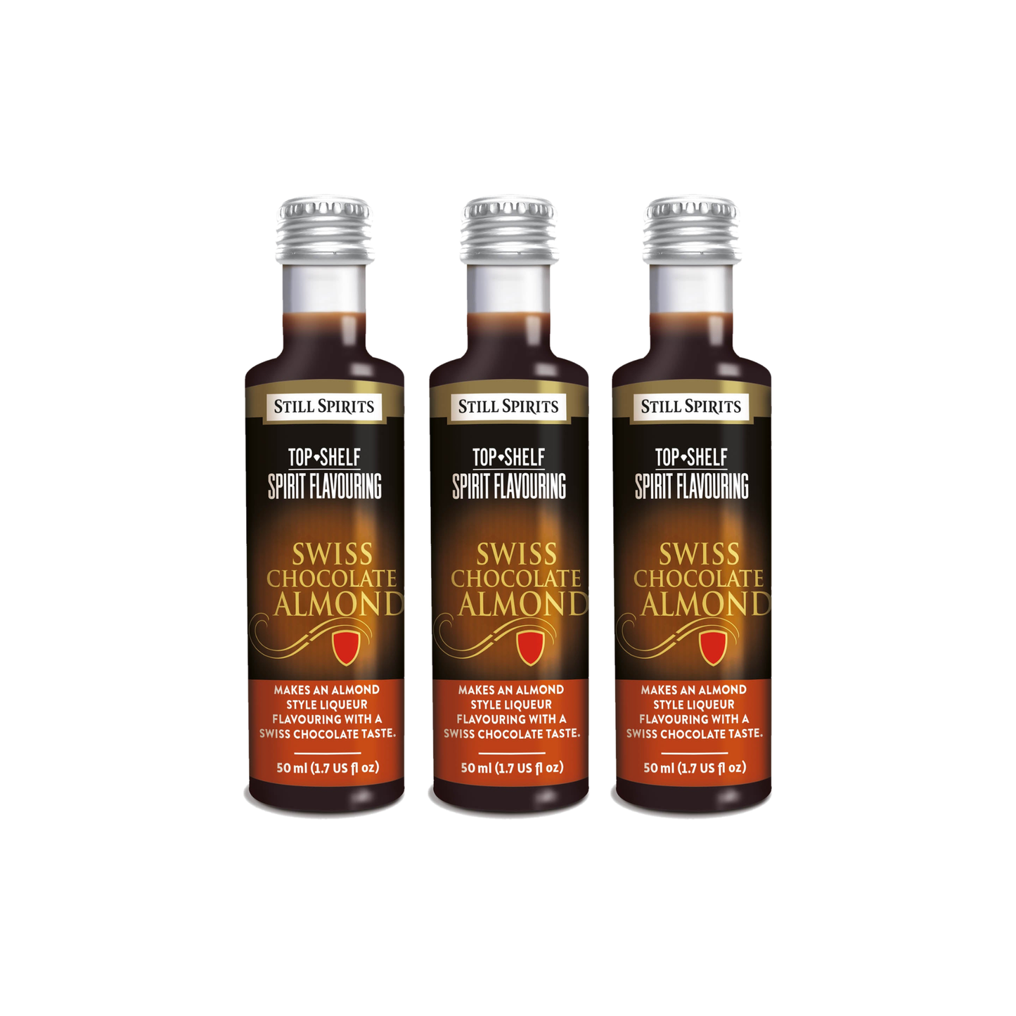 Swiss Chocolate Almond Liqueur Essence 3 Pack