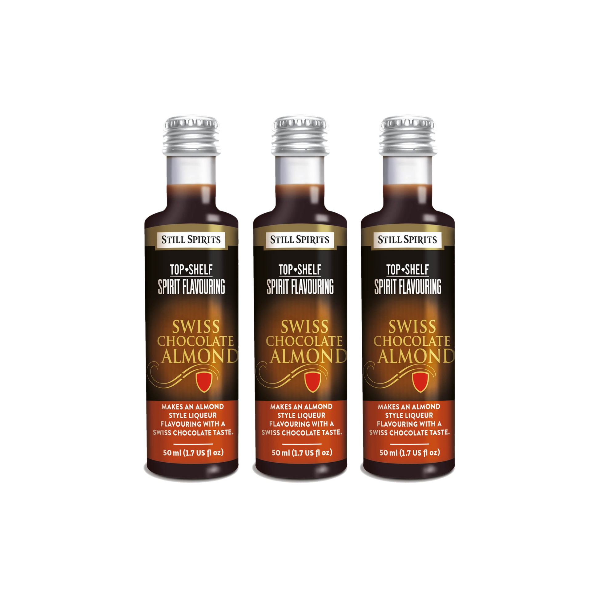 Swiss Chocolate Almond Liqueur Essence 3 Pack