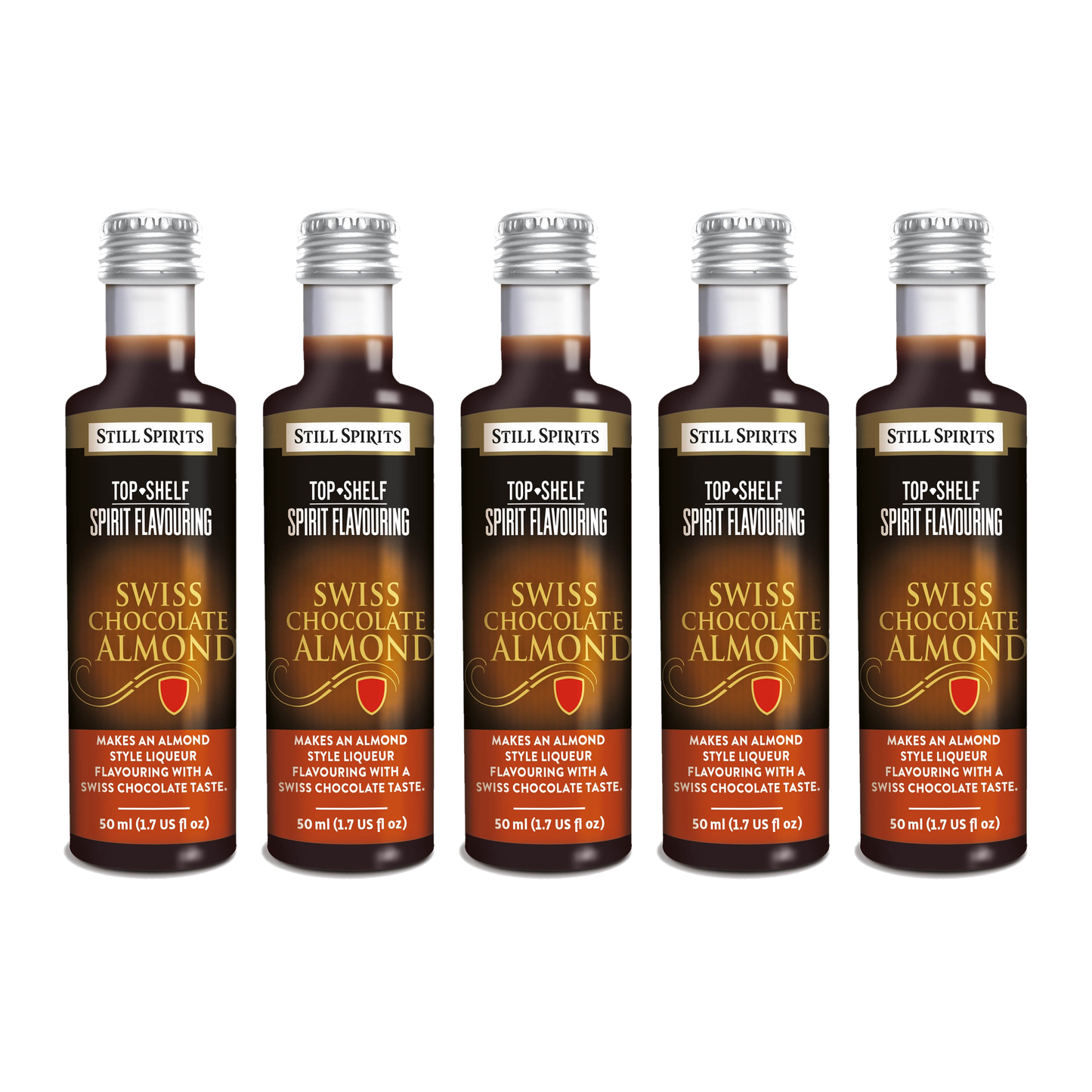 Swiss Chocolate Almond Liqueur Essence 5 Pack