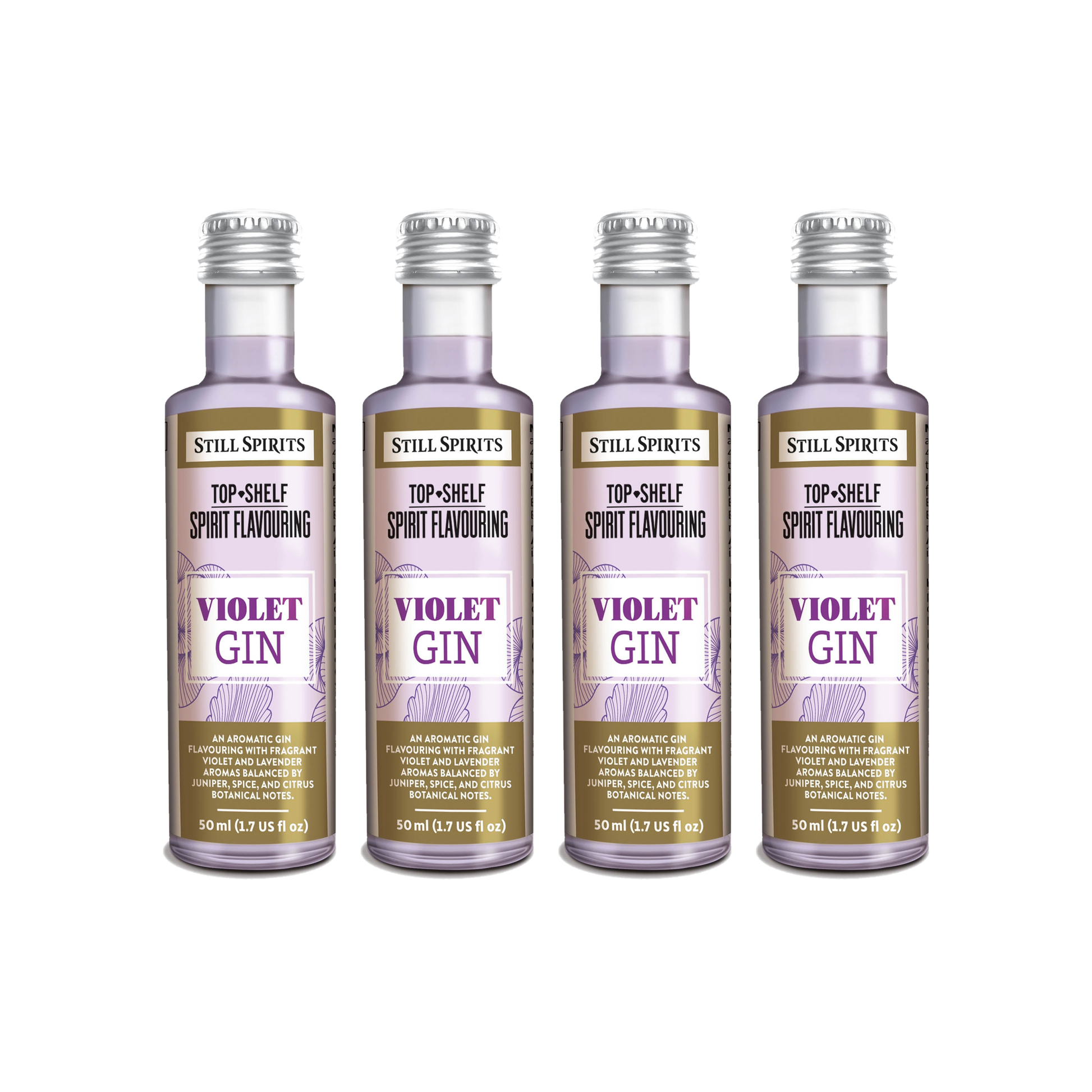 Violet Gin Essence 4 Pack