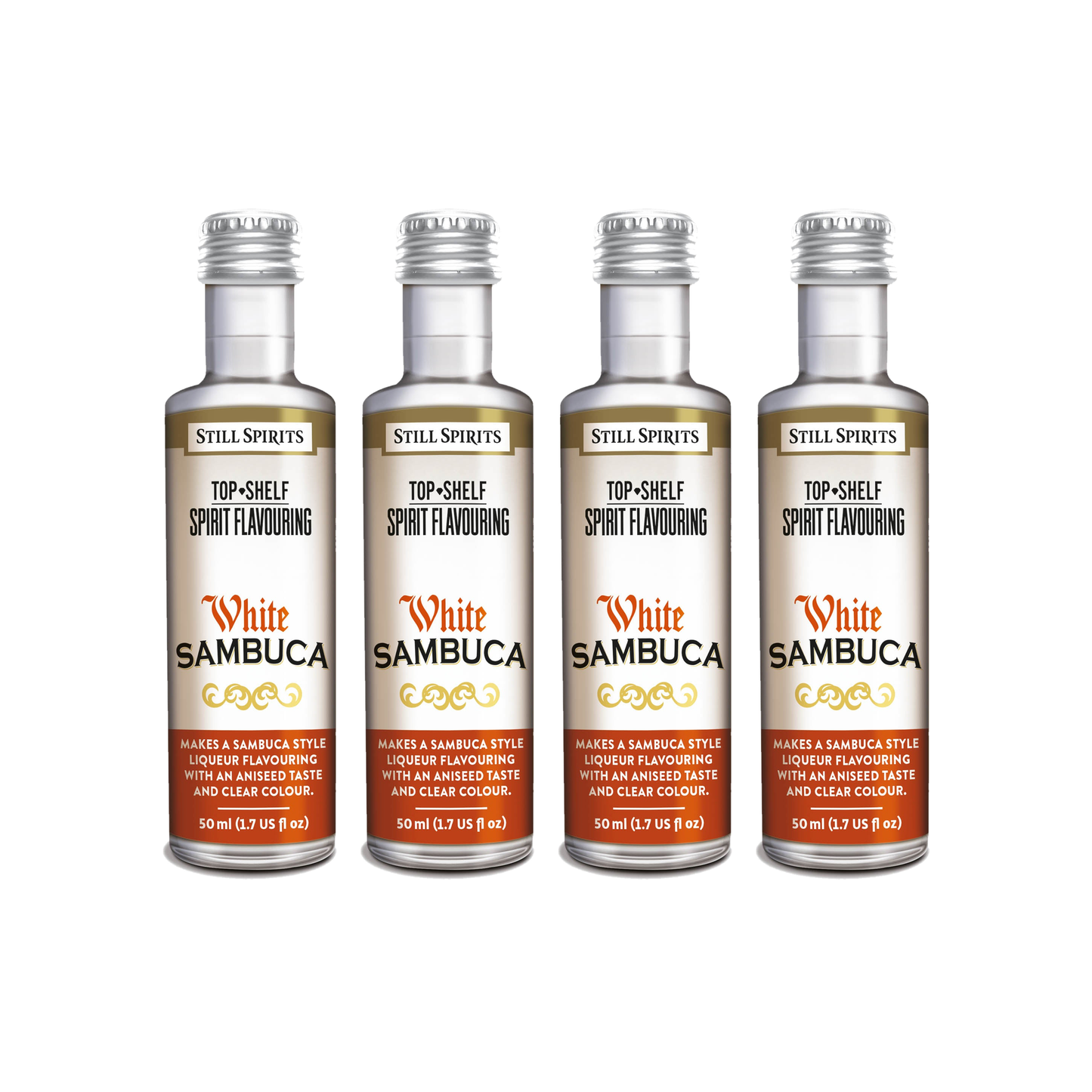 White Sambuca Liqueur Essence 4 Pack
