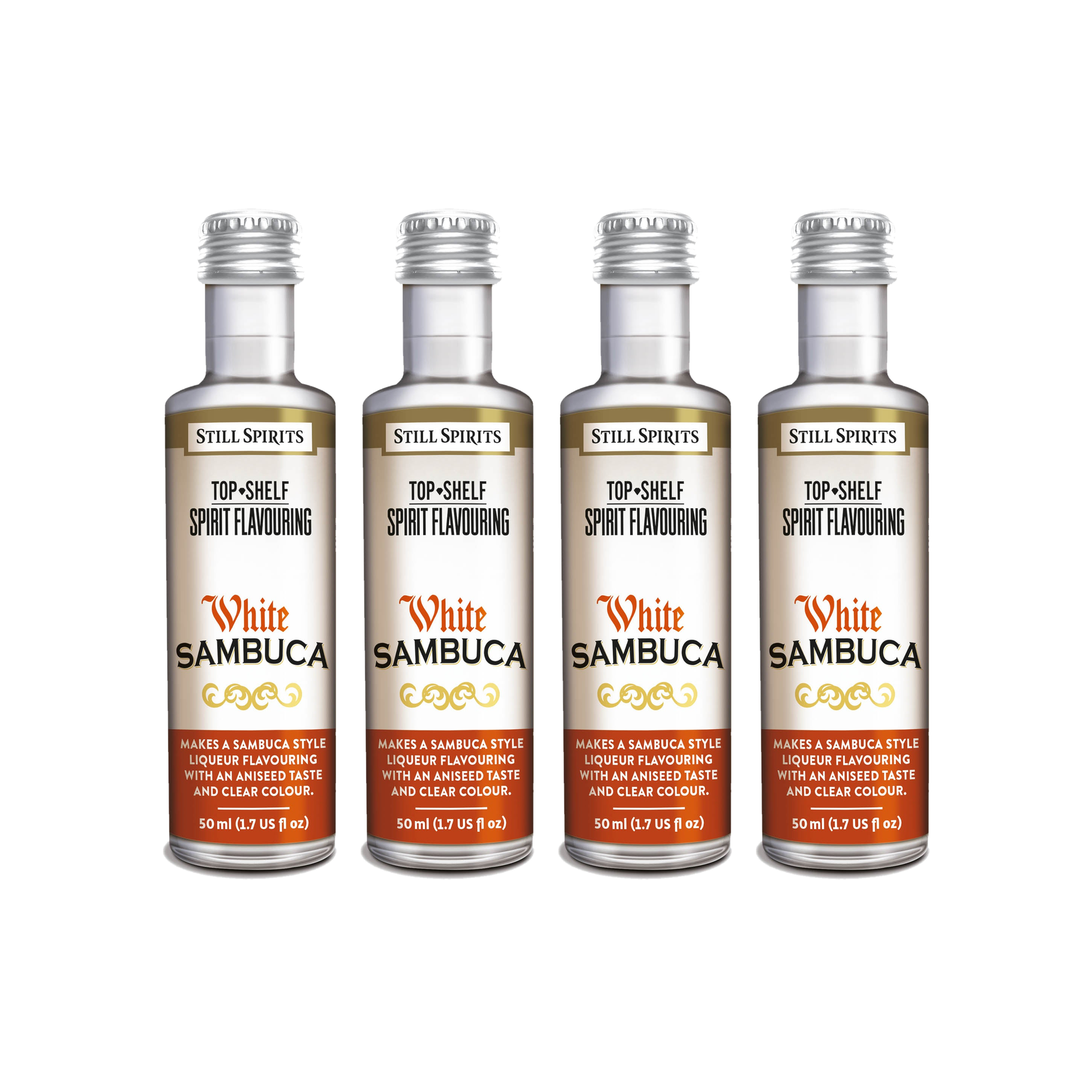 White Sambuca Liqueur Essence 4 Pack
