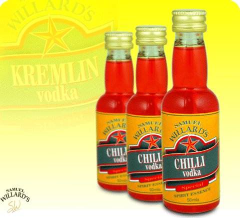Samuel Willard's Gold Star Selections Chilli Vodka