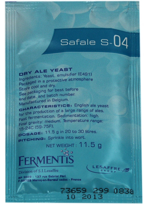 Fermentis SafAle S-04 Yeast