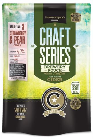 Mangrove Jack's Craft Series Strawberry Pear Cider Pouch